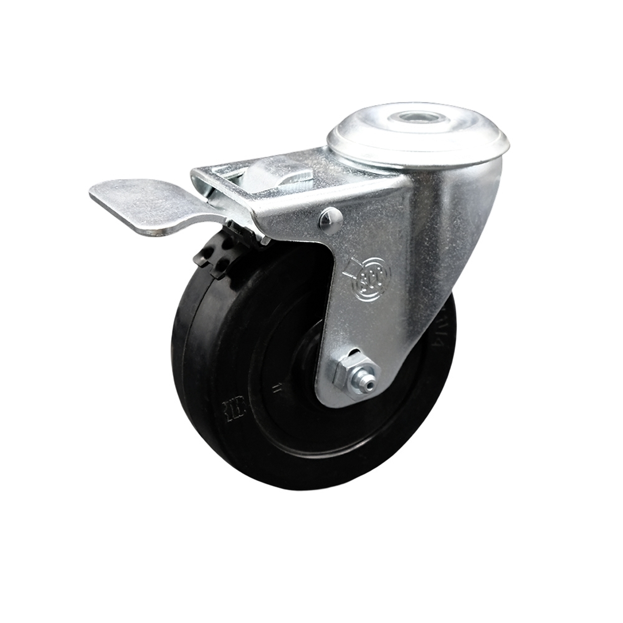 Service Caster, 4Inch x 1 1/4Inch Stem Caster, Wheel Diameter 4 in, Caster Type Swivel, Package (qty.) 1, Model SCC-SSBHTTL20S414-SRS