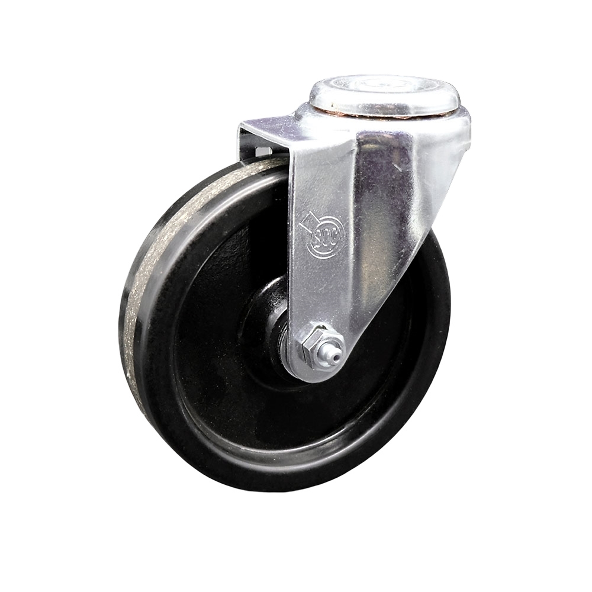 Service Caster, 5Inch x 1 1/4Inch Stem Caster, Wheel Diameter 5 in, Caster Type Swivel, Package (qty.) 1, Model SCC-SSBH20S514-PHS