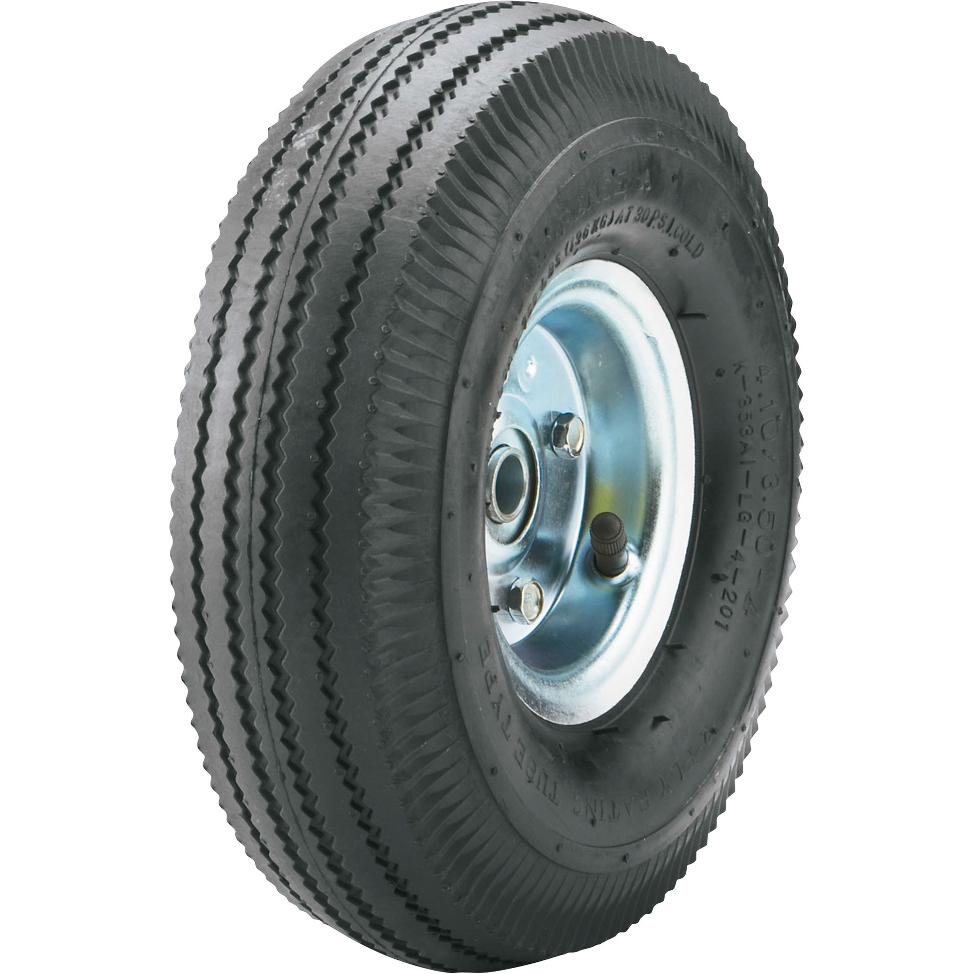 Ironton 10Inch Sawtooth Pneumatic Tire