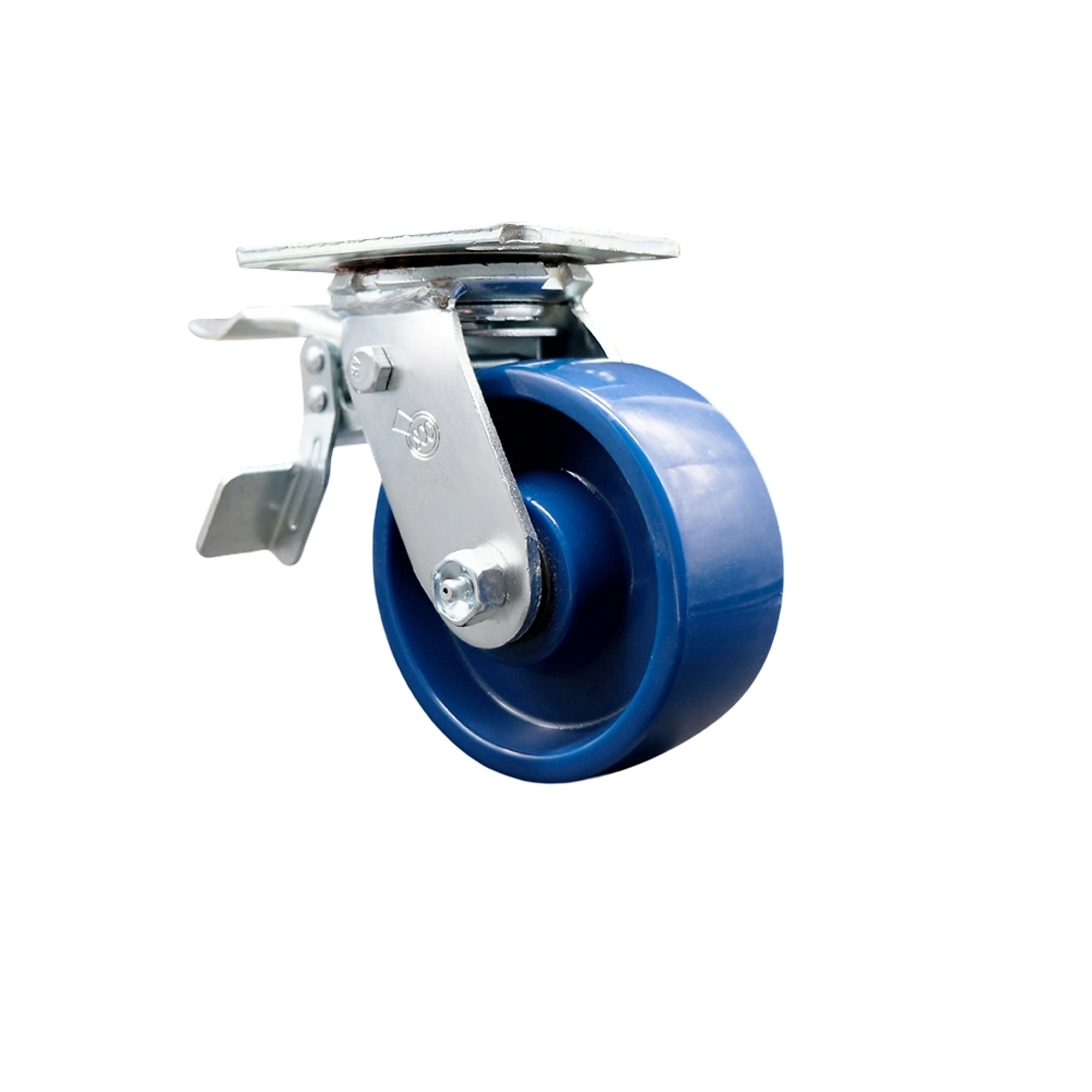 Service Caster, 5Inch x 2Inch Plate Caster, Wheel Diameter 5 in, Caster Type Swivel, Package (qty.) 1, Model SCC-TTL30S520-SPUB