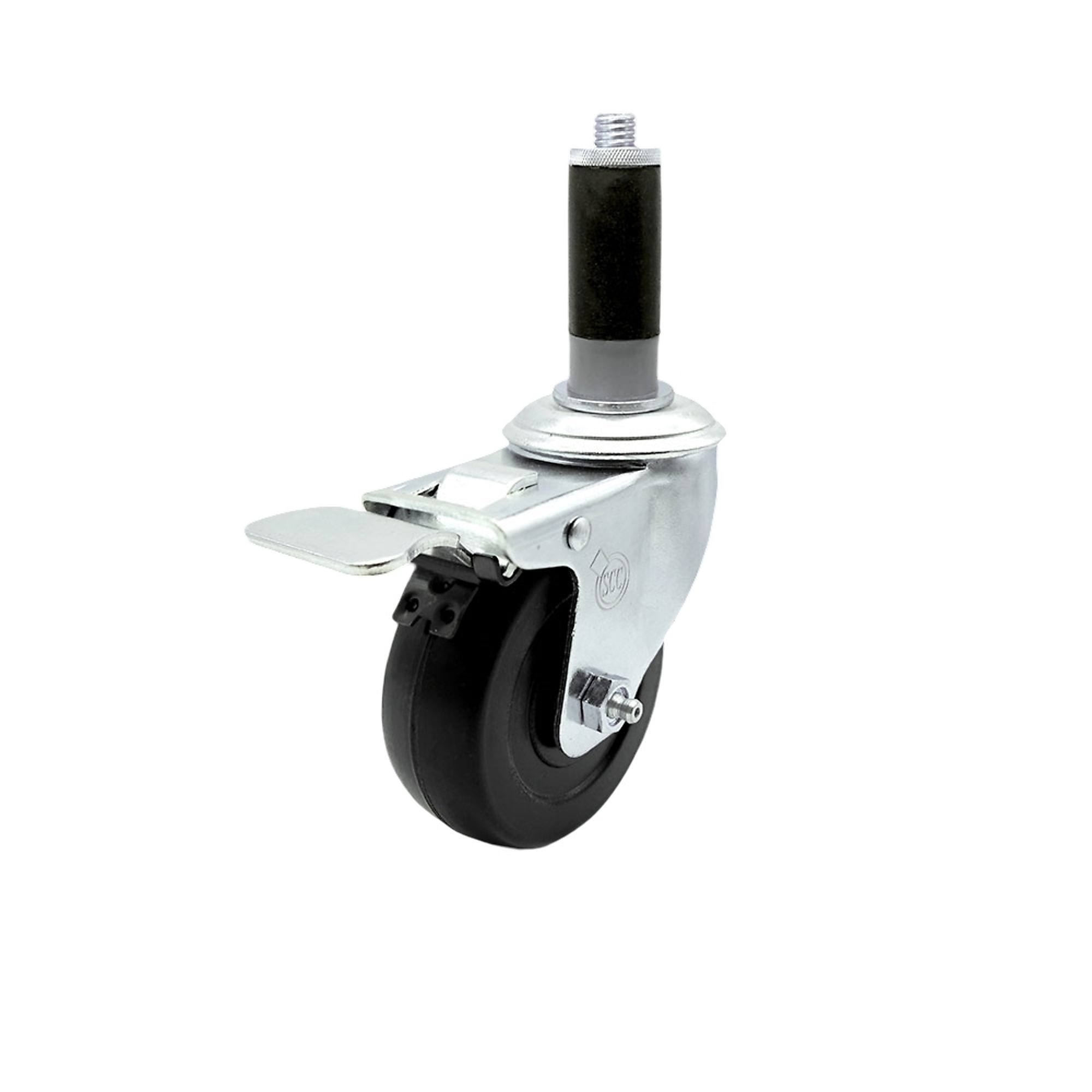 Service Caster, 3 1/2Inch x 1 1/4Inch Stem Caster, Wheel Diameter 3.5 in, Caster Type Swivel, Package (qty.) 1, Model SCC-TTLEX20S3514-HRS-MTG42