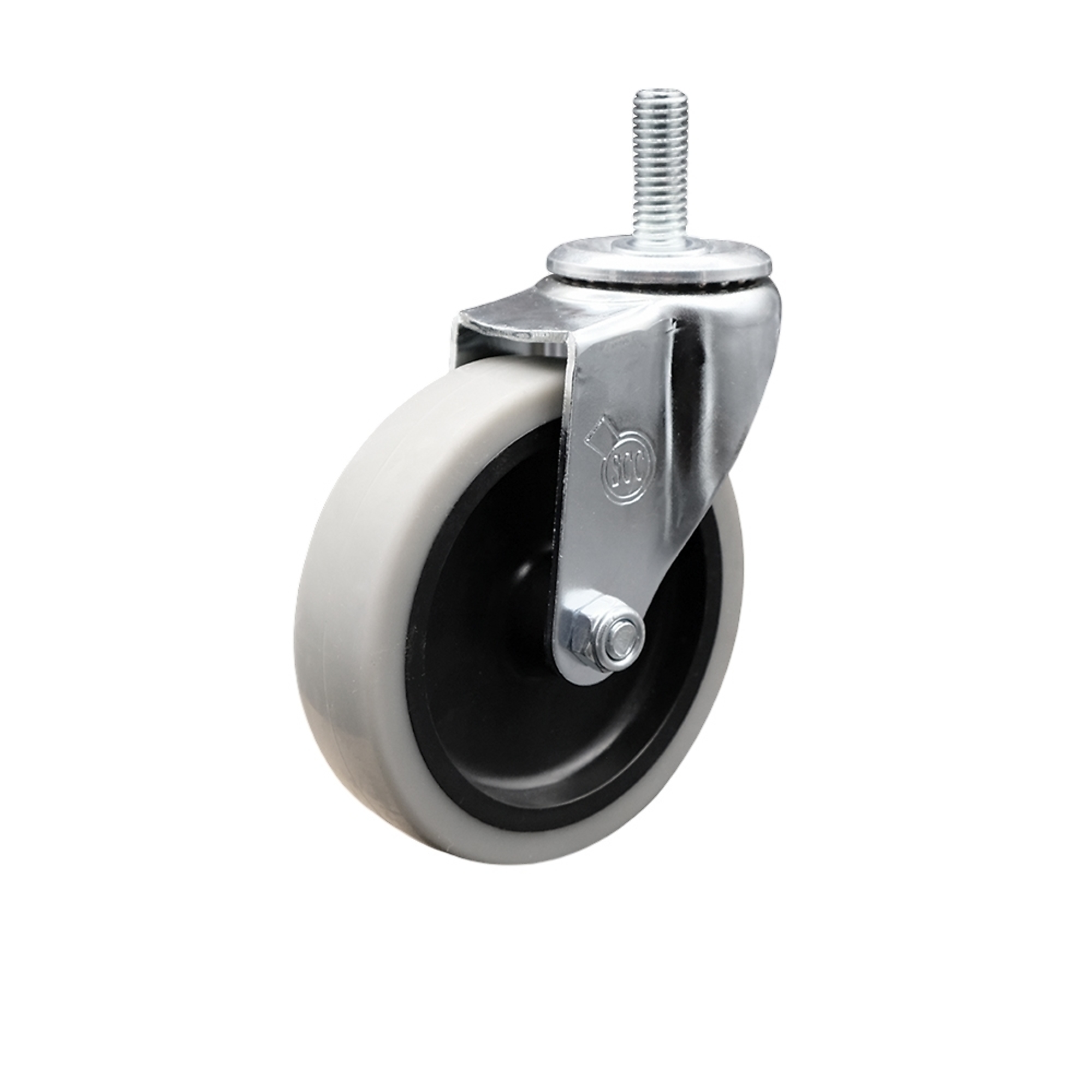 Service Caster, 4Inch Stem Caster, Wheel Diameter 4 in, Caster Type Swivel, Package (qty.) 1, Model SCC-TS05S410-TPRS-M815