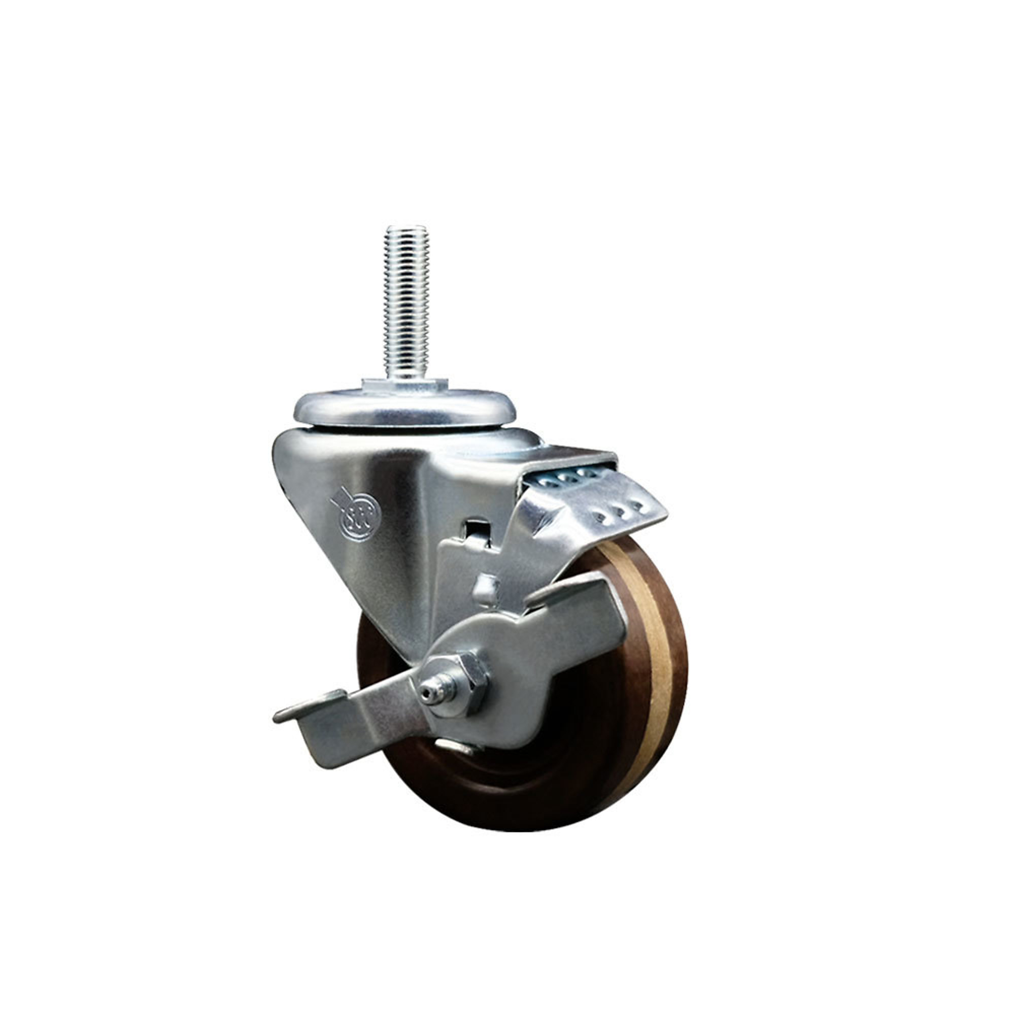 Service Caster, 3Inch x 1 1/4Inch Stem Caster, Wheel Diameter 3 in, Caster Type Swivel, Package (qty.) 1, Model SCC-TS20S314-PHRHT-TLB-34212