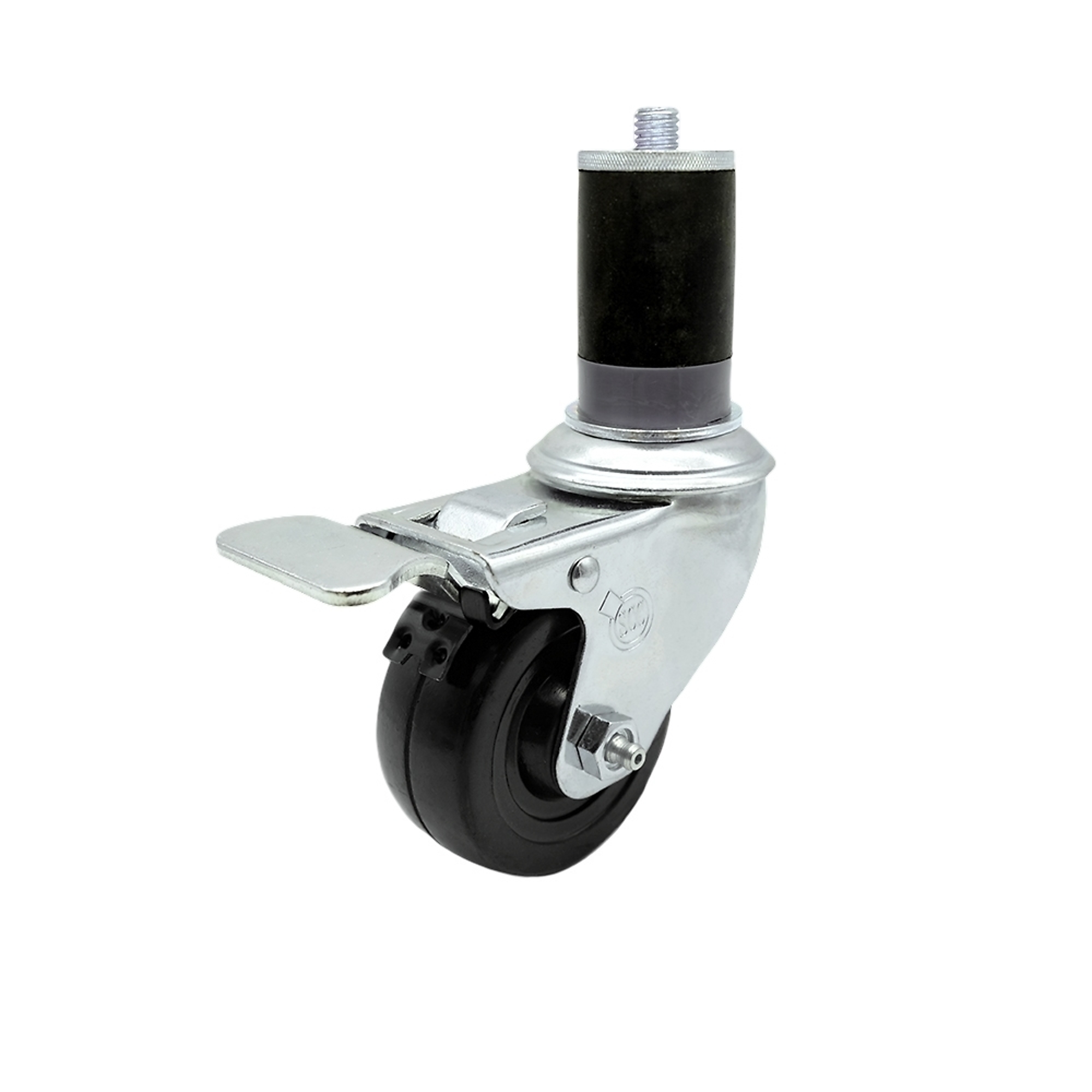 Service Caster, 3Inch x 1 1/4Inch Stem Caster, Wheel Diameter 3 in, Caster Type Swivel, Package (qty.) 1, Model SCC-TTLEX20S314-HRS-MTG47