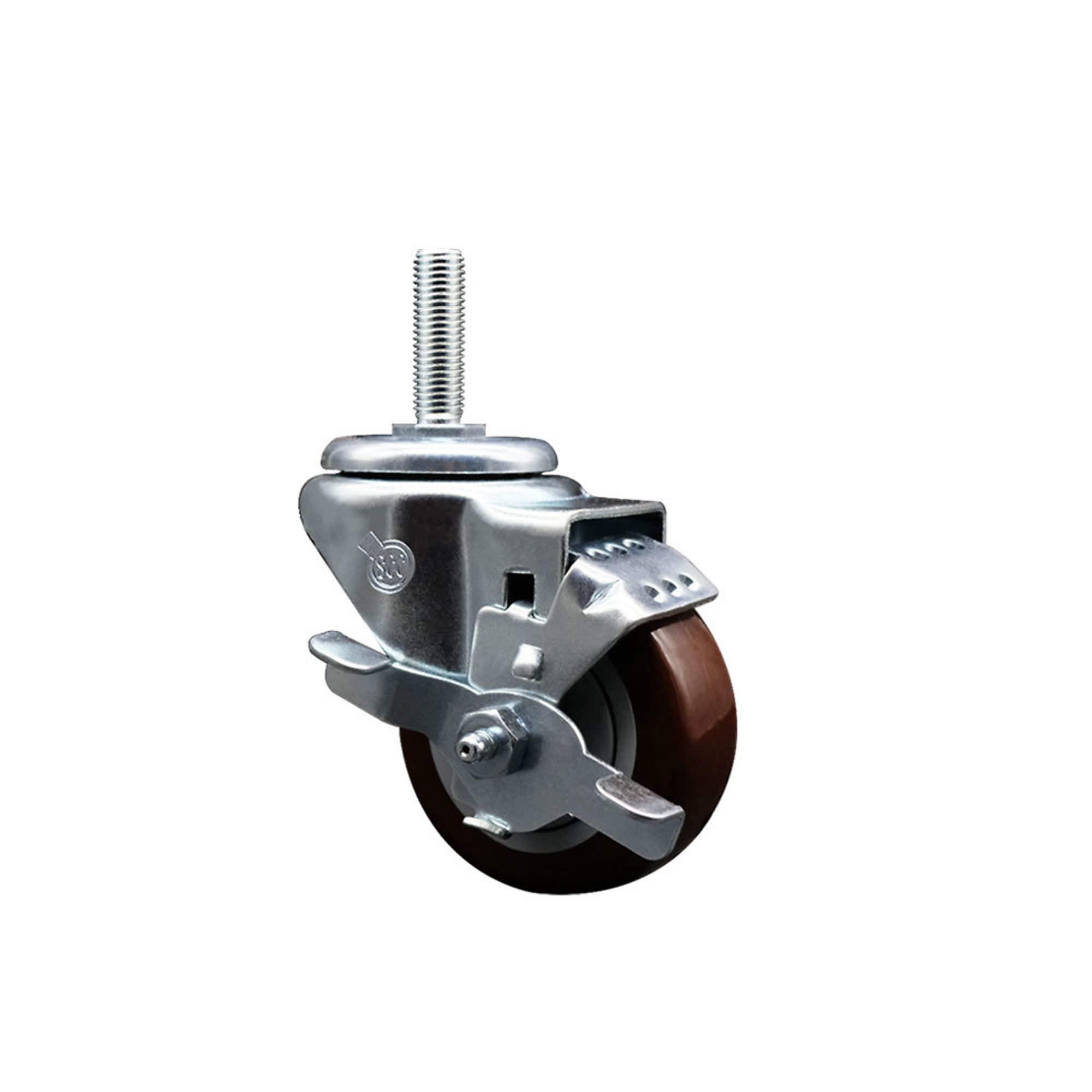 Service Caster, 3Inch x 1 1/4Inch Stem Caster, Wheel Diameter 3 in, Caster Type Swivel, Package (qty.) 1, Model SCC-TS20S314-PPUB-MRN-TLB-34212