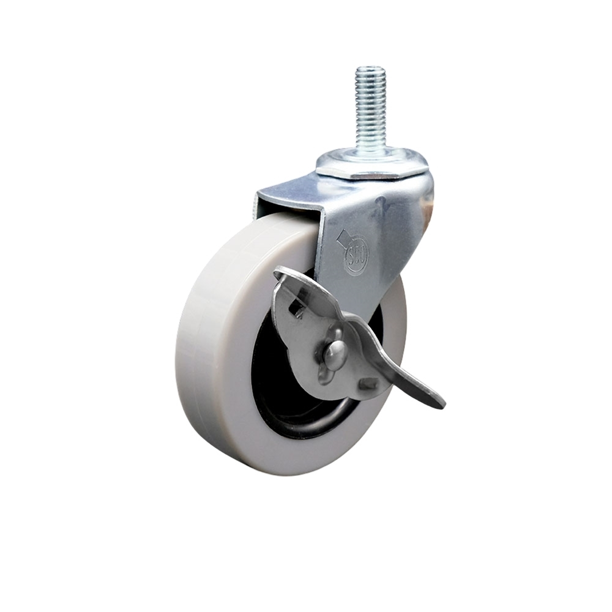 Service Caster, 3Inch Stem Caster, Wheel Diameter 3 in, Caster Type Swivel, Package (qty.) 1, Model SCC-TS05S310-TPUS-SLB-381610