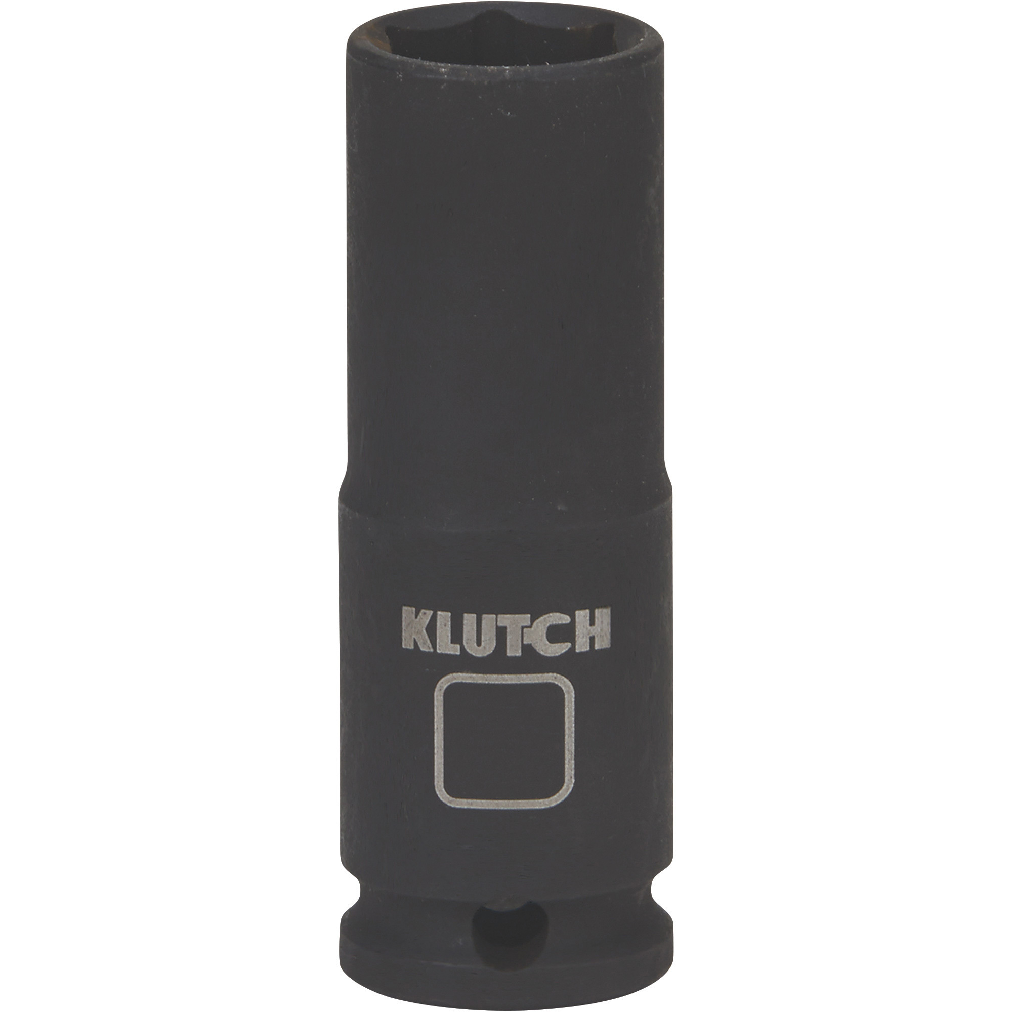 Klutch Deep Impact Socket, 15/16Inch Size, 1/2Inch Drive, 6-Point