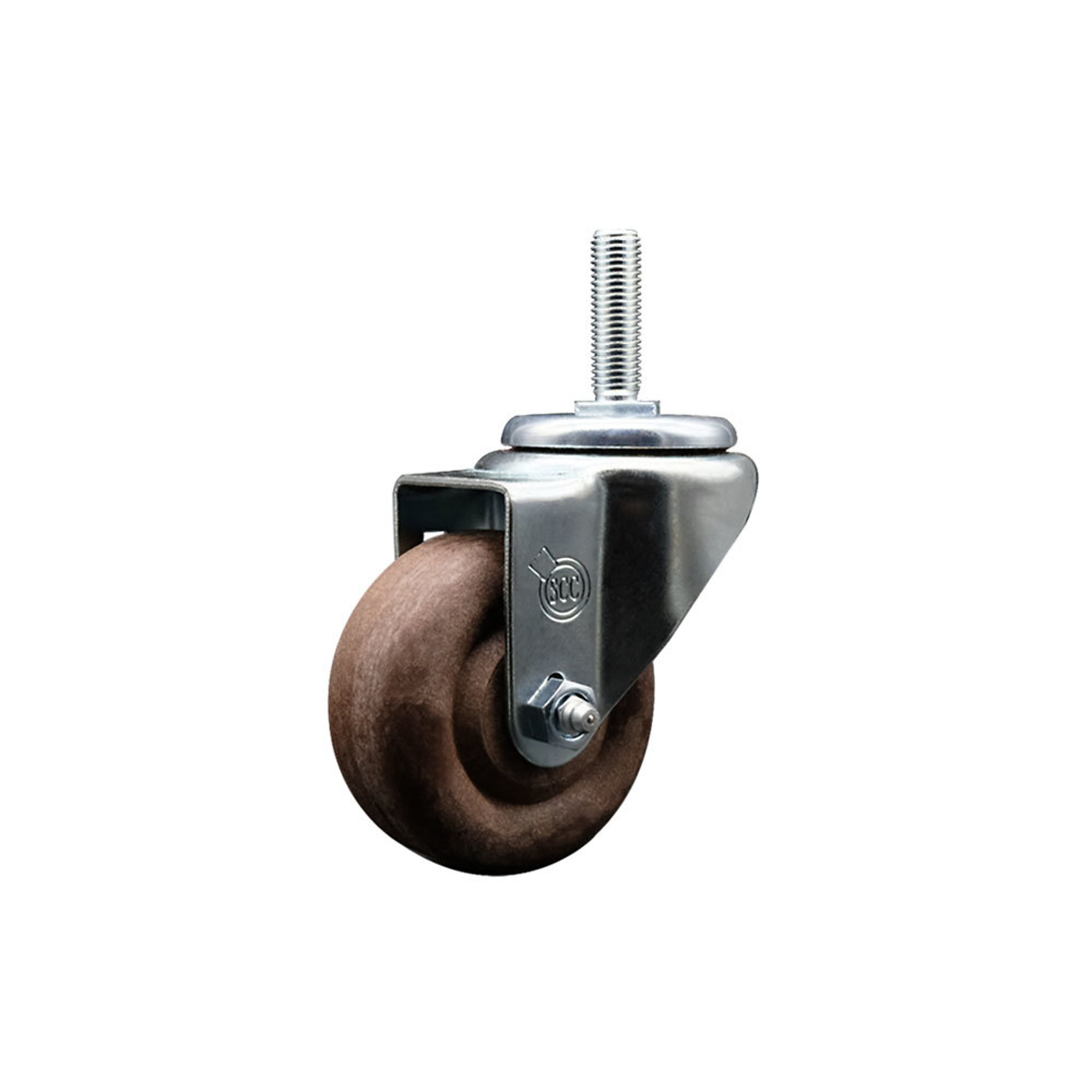 Service Caster, 3Inch x 1 1/4Inch Stem Caster, Wheel Diameter 3 in, Caster Type Swivel, Package (qty.) 1, Model SCC-TS20S314-GFNSHT-34212