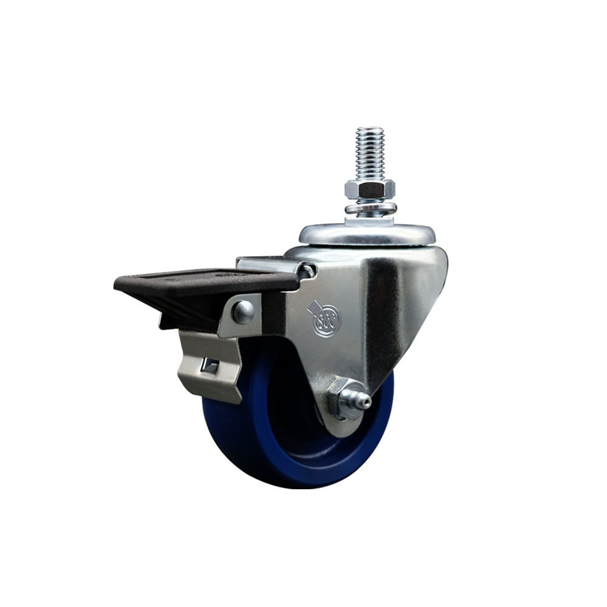 Service Caster, 3Inch x 1 1/4Inch Stem Caster, Wheel Diameter 3 in, Caster Type Swivel, Package (qty.) 1, Model SCC-TS20S314-SPUS-PLB-121315