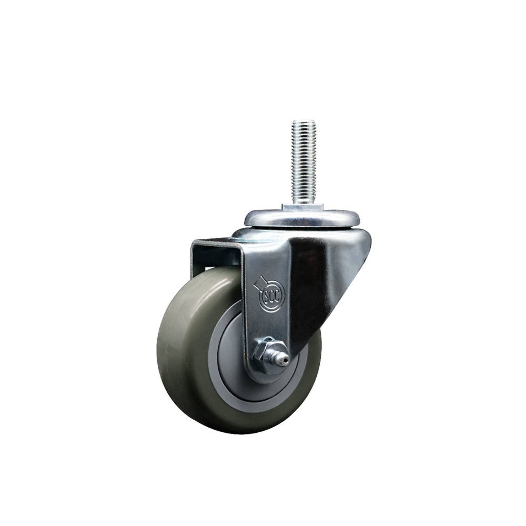 Service Caster, 3Inch x 1 1/4Inch Stem Caster, Wheel Diameter 3 in, Caster Type Swivel, Package (qty.) 1, Model SCC-TS20S314-PPUB-34212