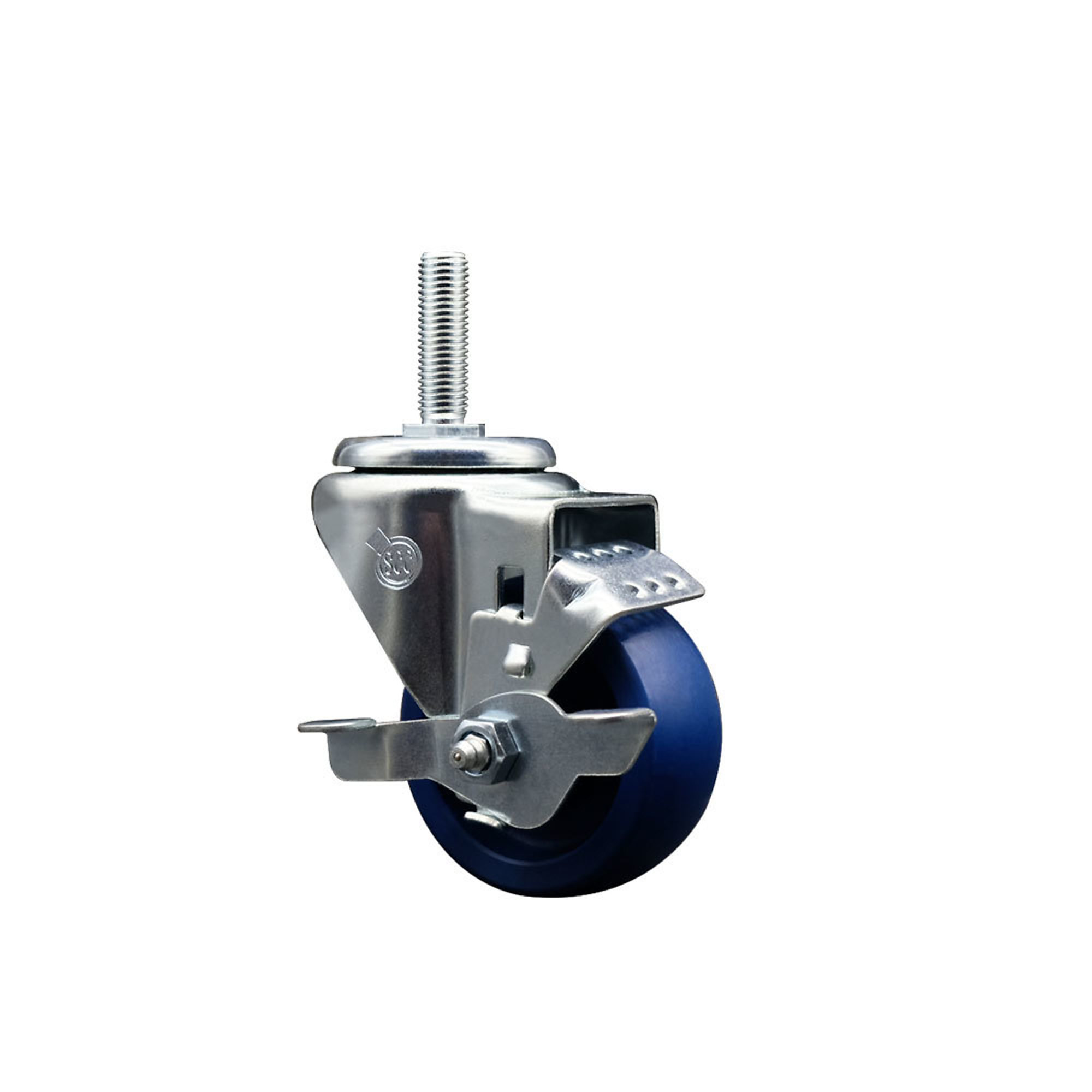 Service Caster, 3Inch x 1 1/4Inch Stem Caster, Wheel Diameter 3 in, Caster Type Swivel, Package (qty.) 1, Model SCC-TS20S314-SPUS-TLB-34212