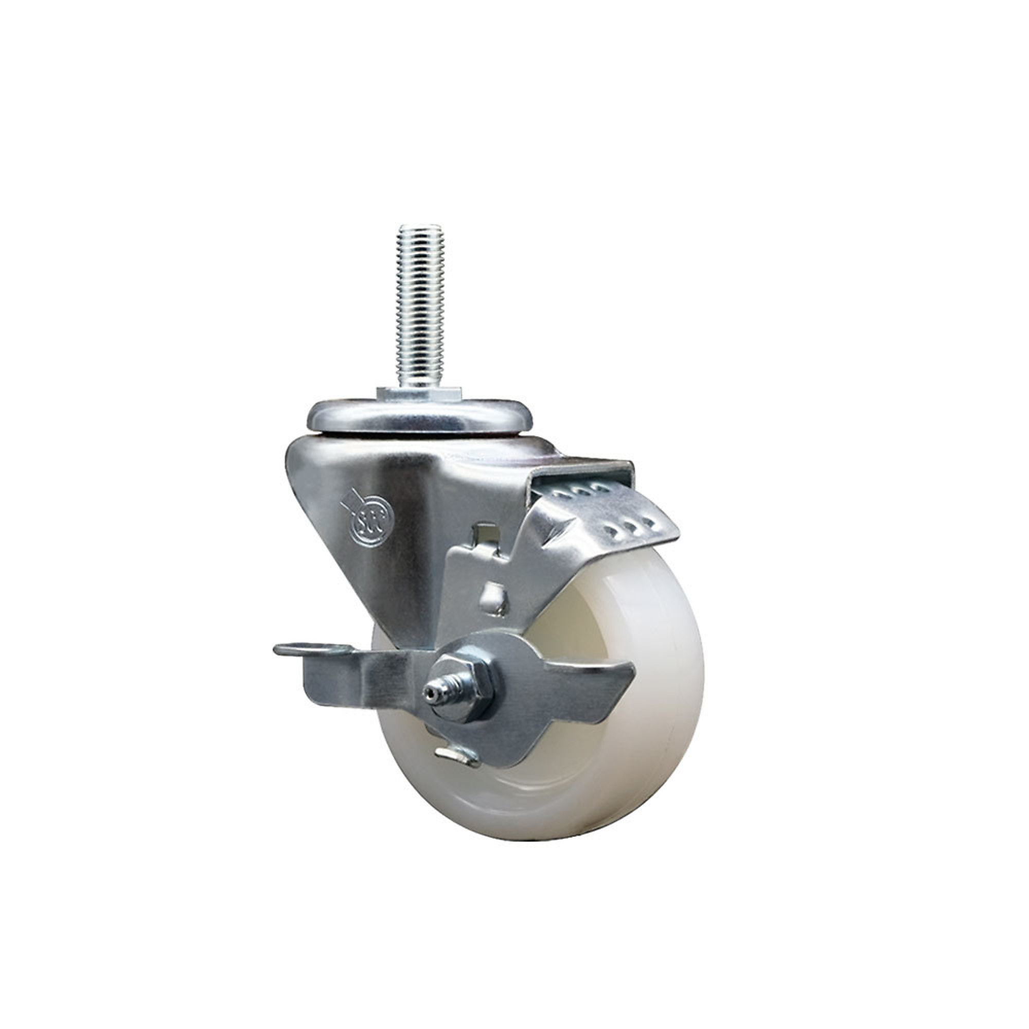 Service Caster, 3Inch x 1 1/4Inch Stem Caster, Wheel Diameter 3 in, Caster Type Swivel, Package (qty.) 1, Model SCC-TS20S314-NYS-TLB-34212