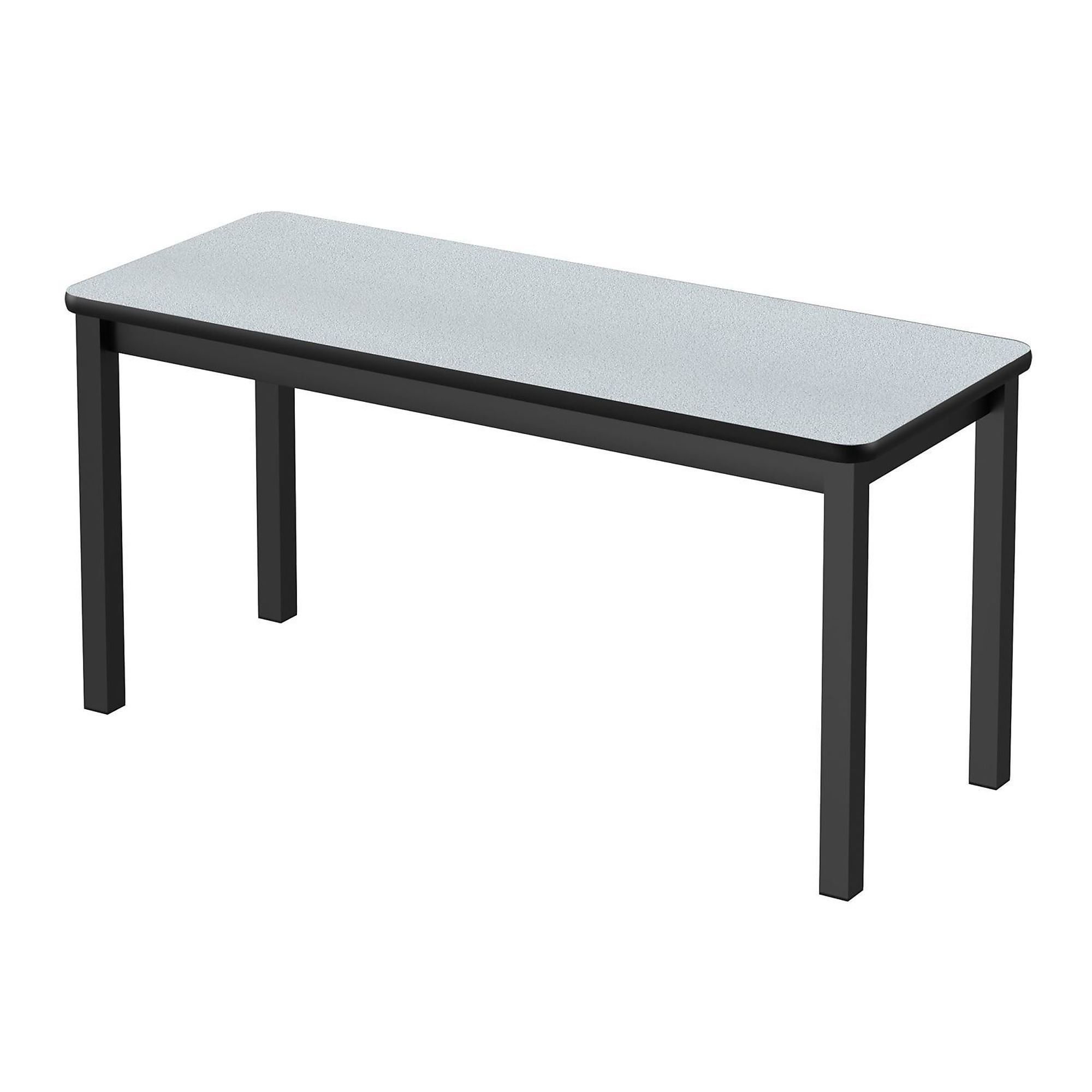 Correll, TFL Library Table, Gray Granite, 24x72, Height 29 in, Width 24 in, Length 72 in, Model LR2472TF-15
