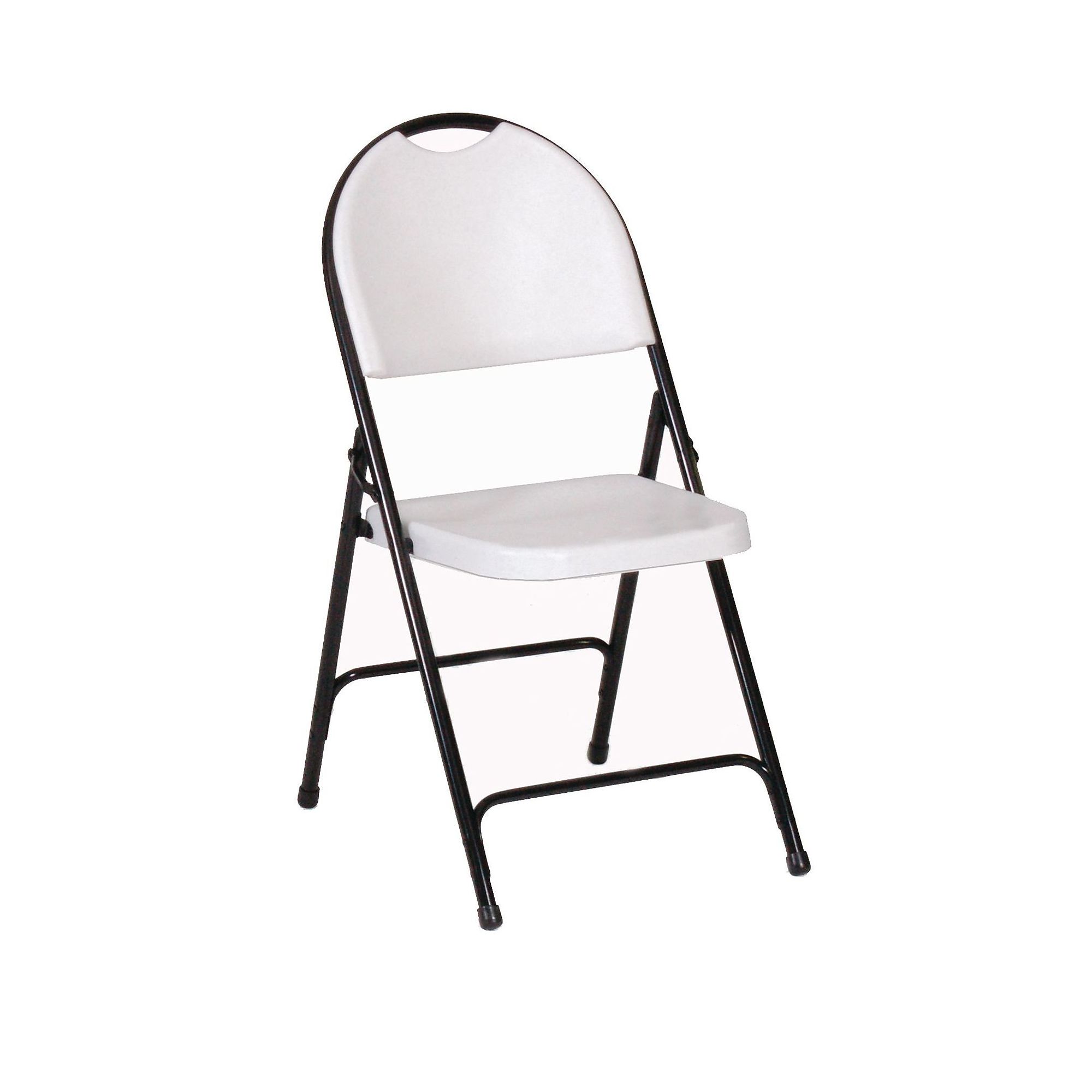 Correll, Heavy Duty Plastic Fold-Chair, 4PK, Gray Granite, Primary Color Gray, Included (qty.) 4, Model RC350-23