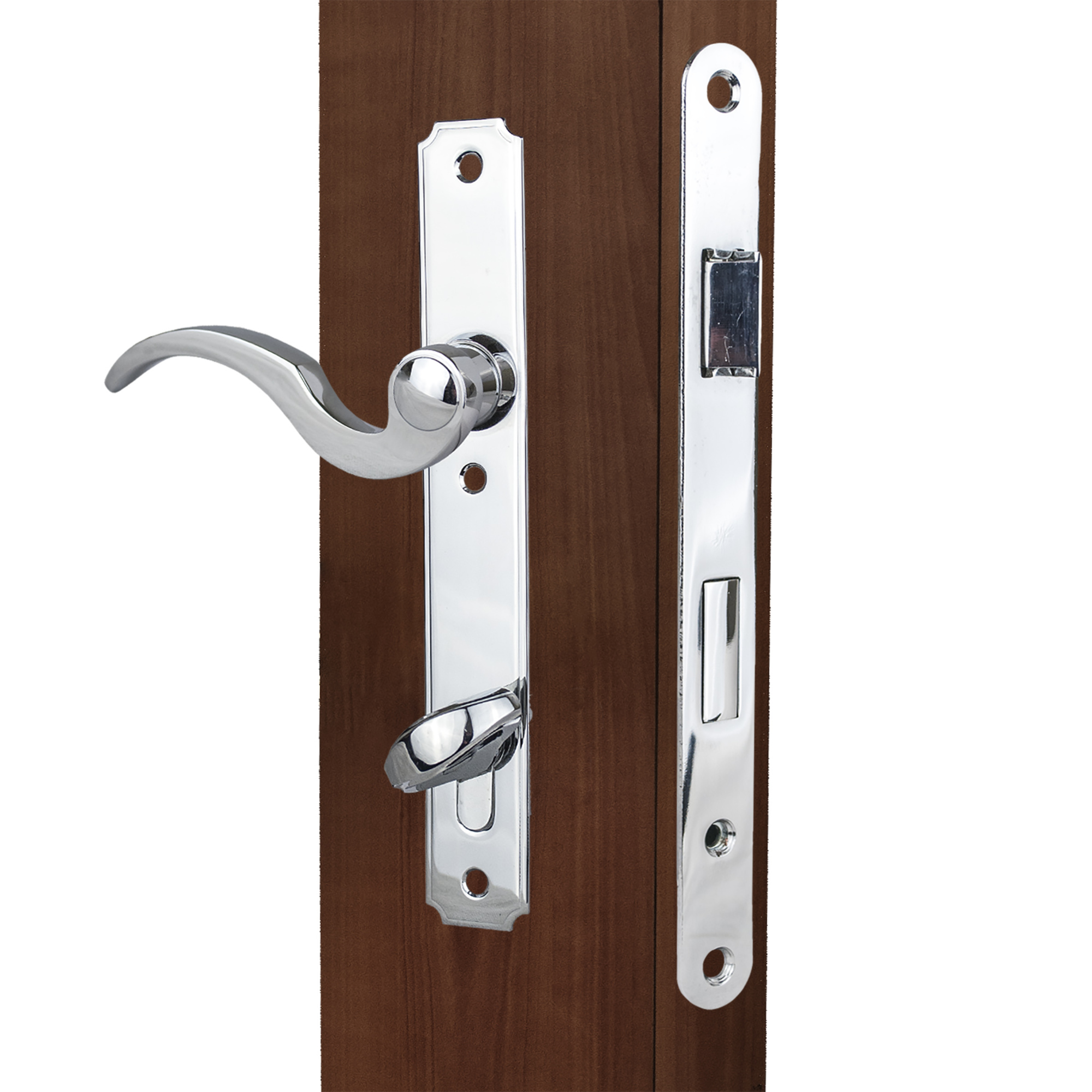 Trans Atlantic, ML800 Series Entry Atrium Mortise Lock with Thumb Turn Lever, Model DL-ML800-US26