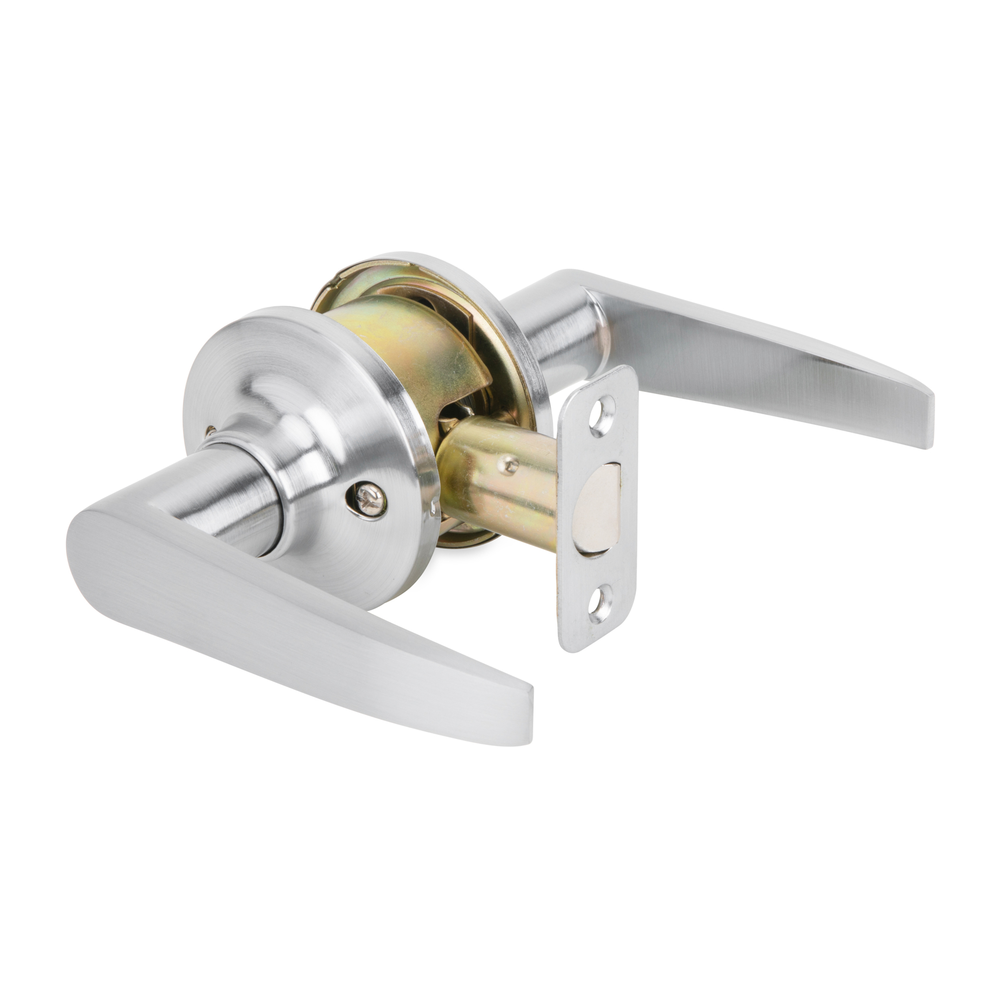 Global Door Controls, Franklin Collection Modern Passage Hall/Closet Door Handle, Model GLS10SFRA-626