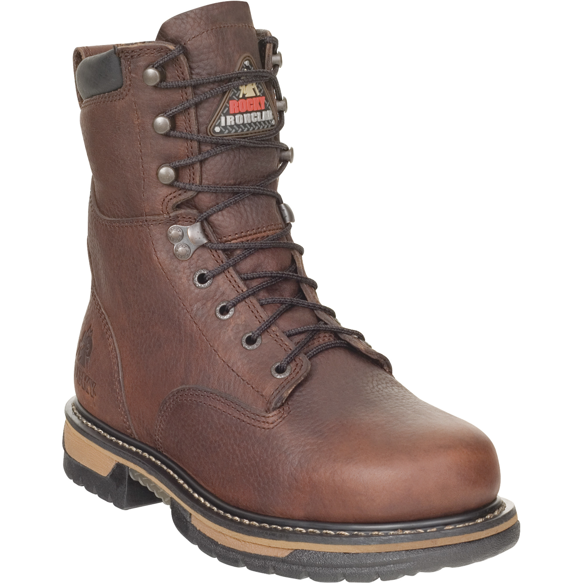 Rocky Men's 8Inch IronClad Waterproof Work Boots â Brown, Size 11, Model 5693