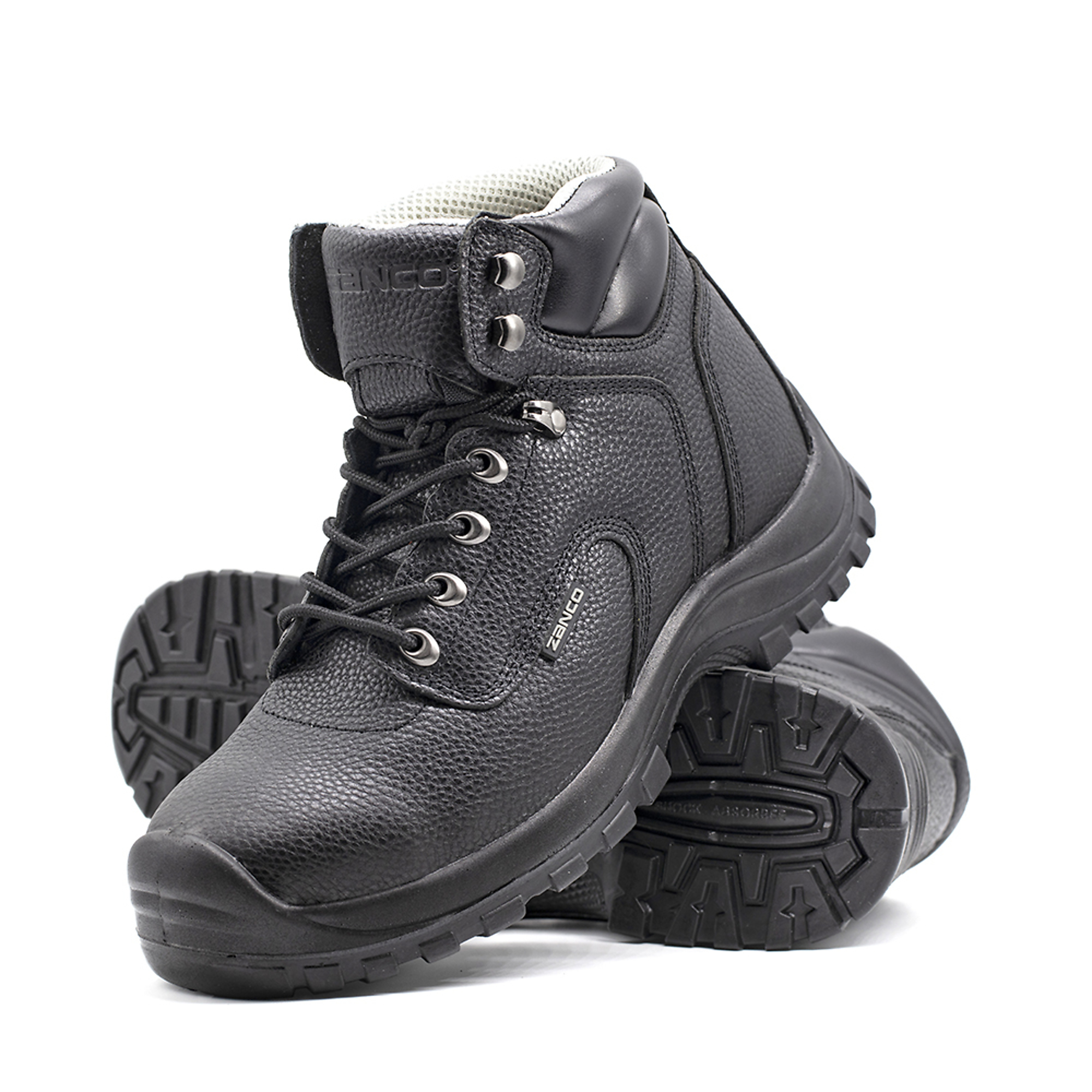 Zanco, Men's Waterproof,Steel toe,EH,Safety boots, Size 11, Width Medium, Color BLACK, Model 7667-SE-11