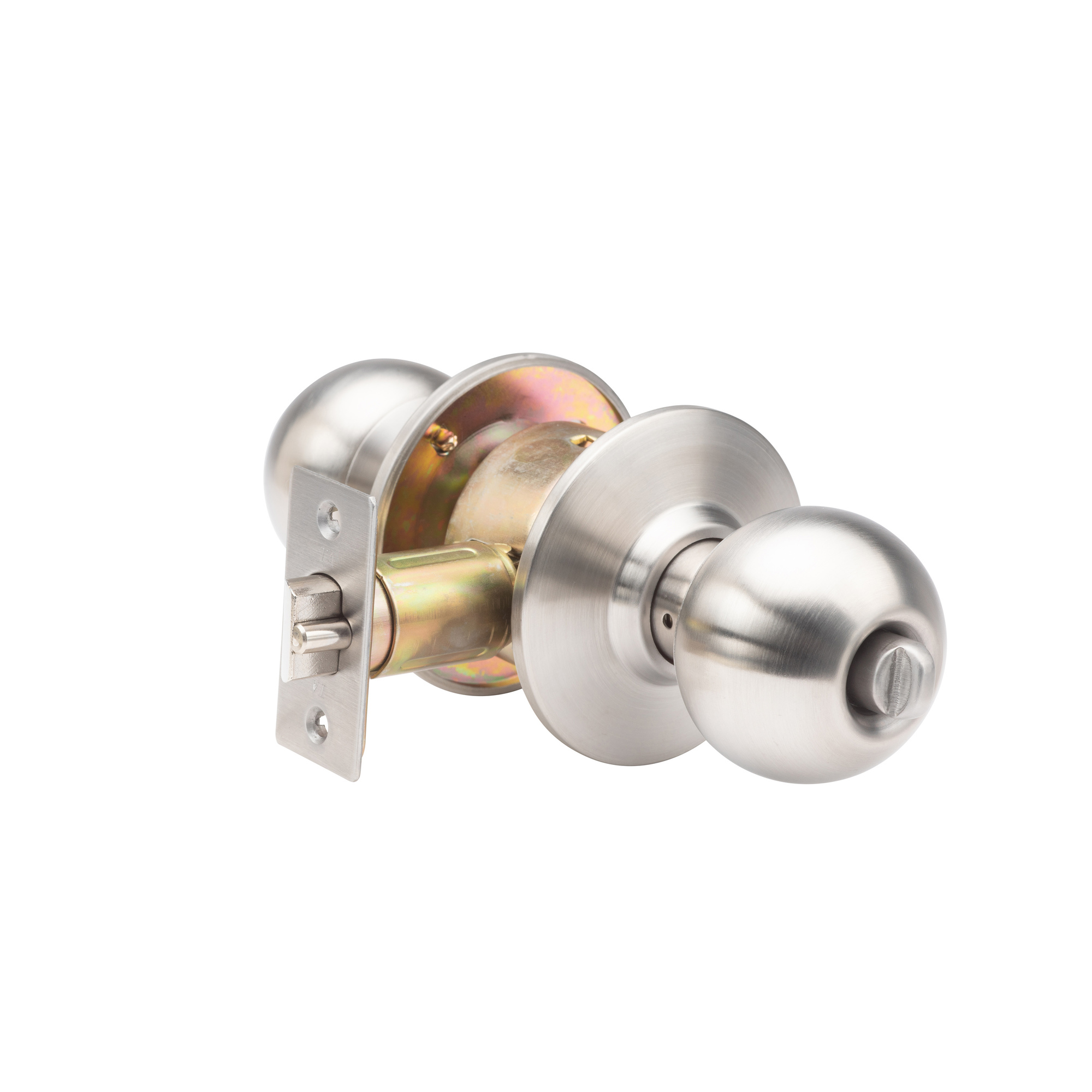 Trans Atlantic, SVB Series Commercial Entry Door Knob with Single Deadbolt, Model DL-SVB53DB251-US32D