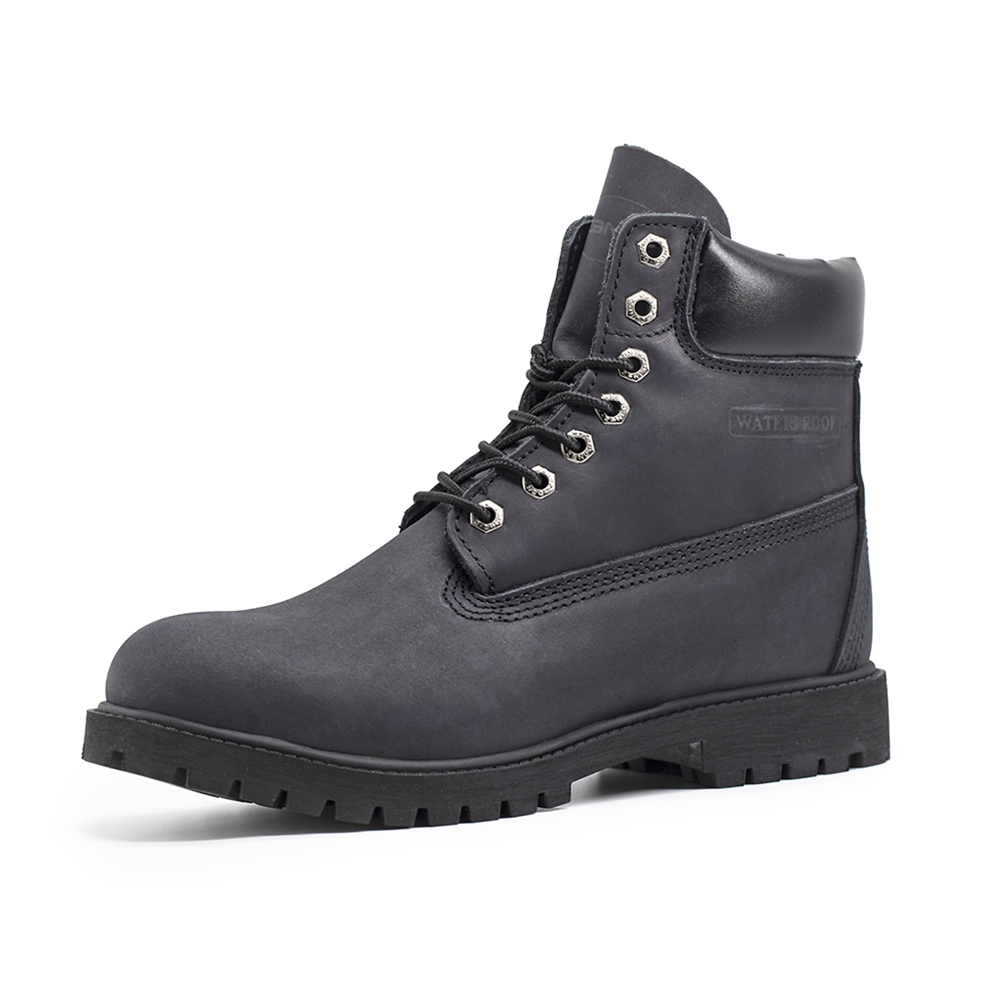 Zanco, Men's 6Inch,Waterproof, Nubuck,Work boots, Size 9 1/2, Width Medium, Color BLACK, Model 1066-9.5