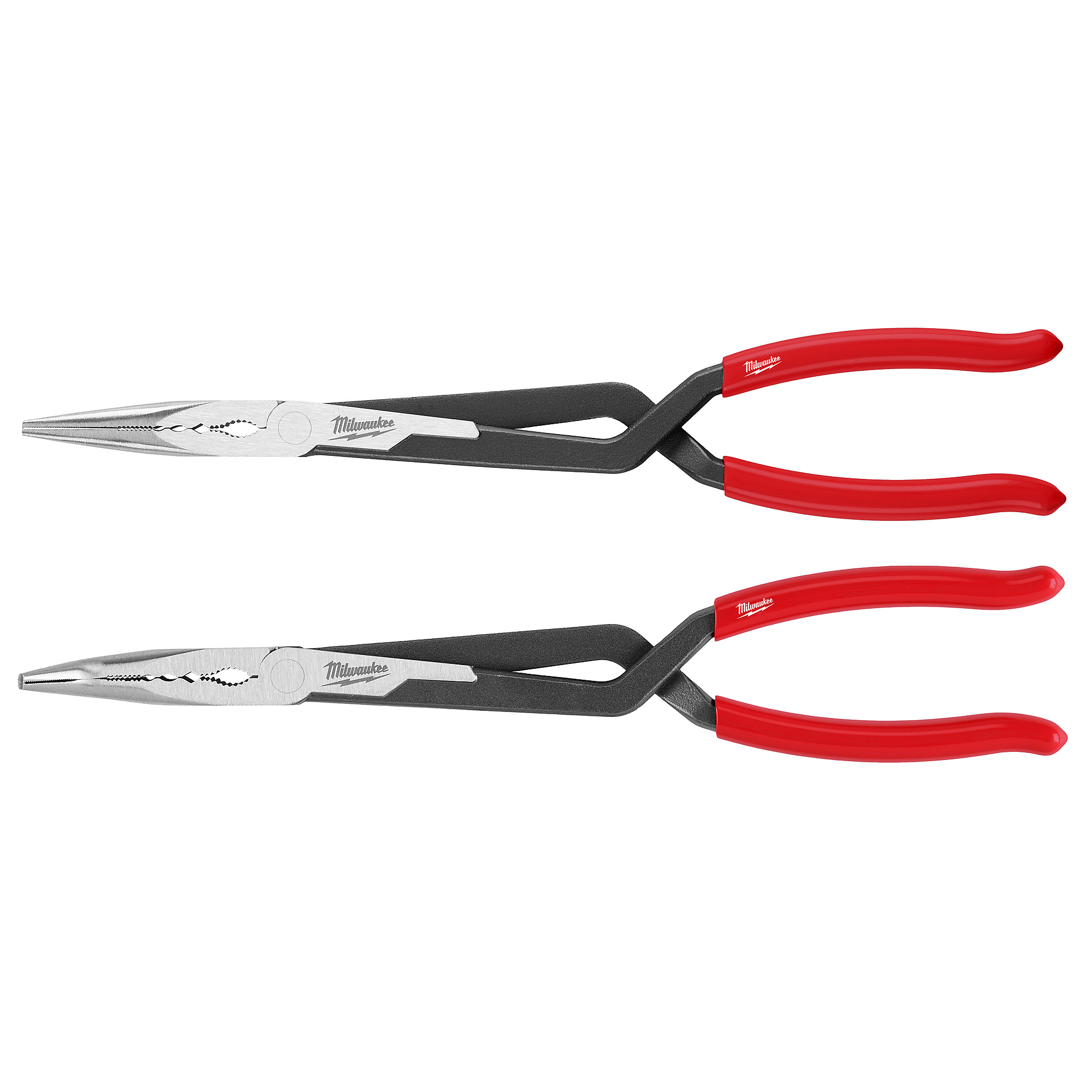 Milwaukee, 2PC Long Reach Pliers Set, Pieces (qty.) 2 Material Steel, Model 48-22-6542