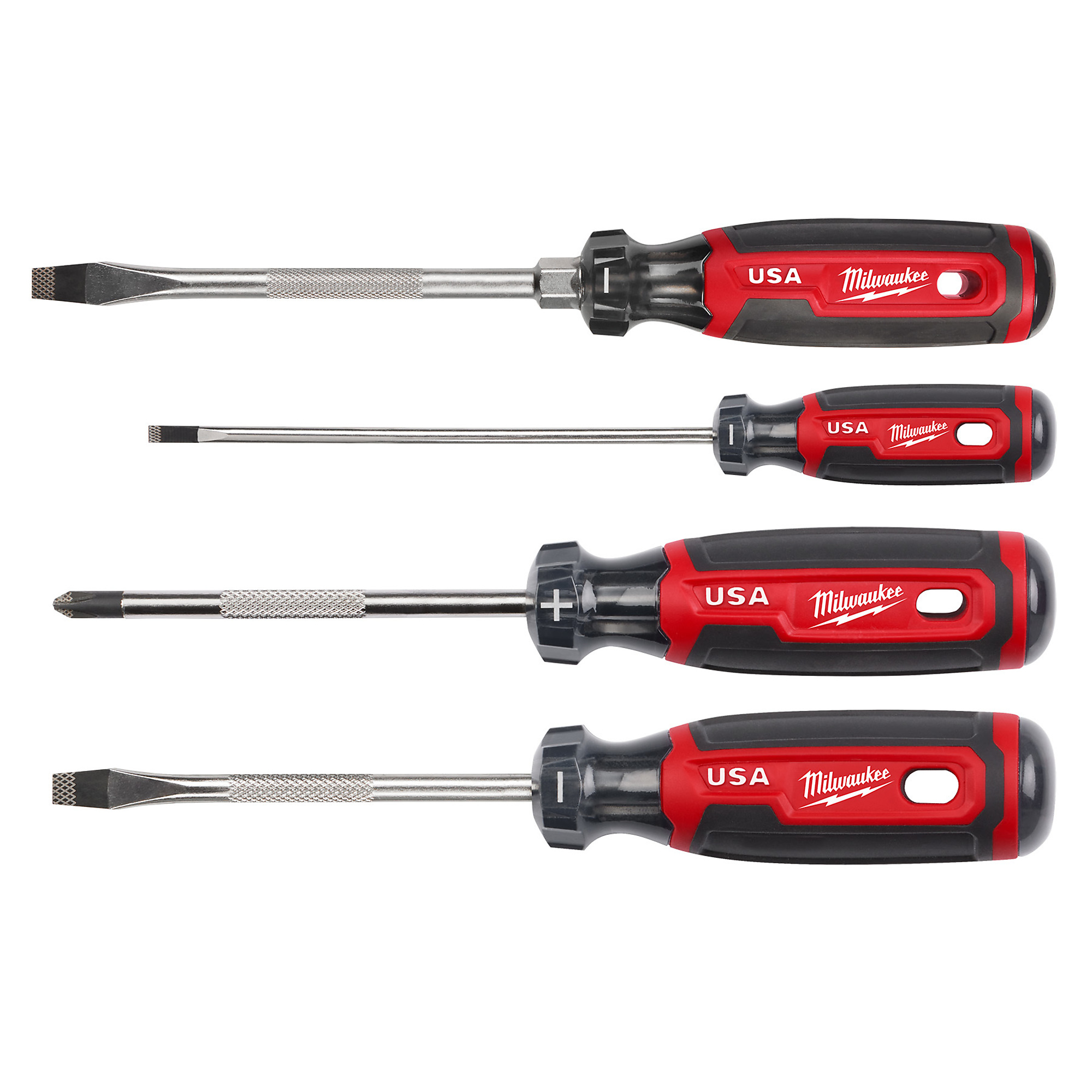 Milwaukee, 4PC Cushion Grip Sd Kit USA, Drive Type Combination, Model MT200-4