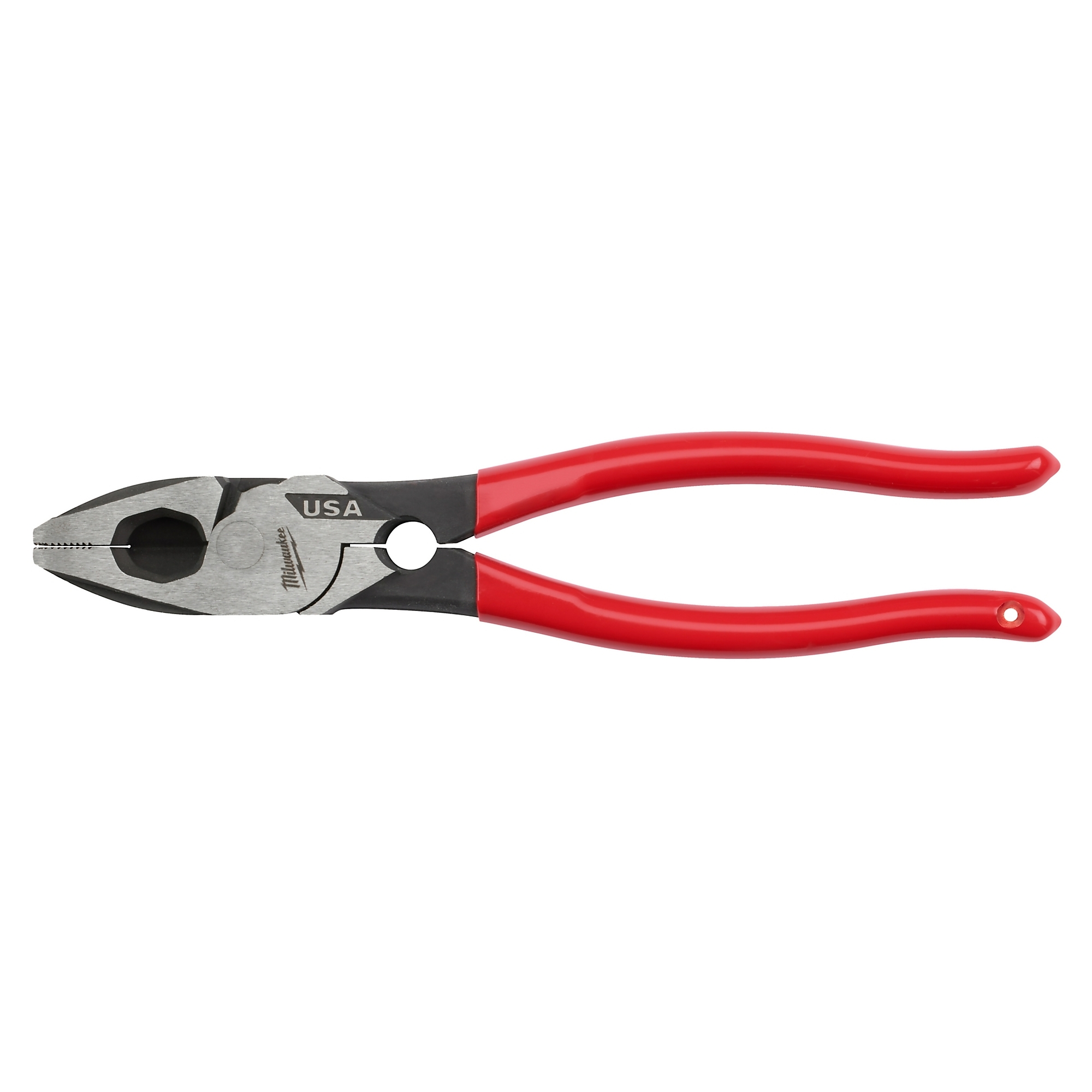 Milwaukee, 9Inch Linemans Dipped Pliers W/ Tc USA, Pieces (qty.) 1, Material Steel, Model MT500T