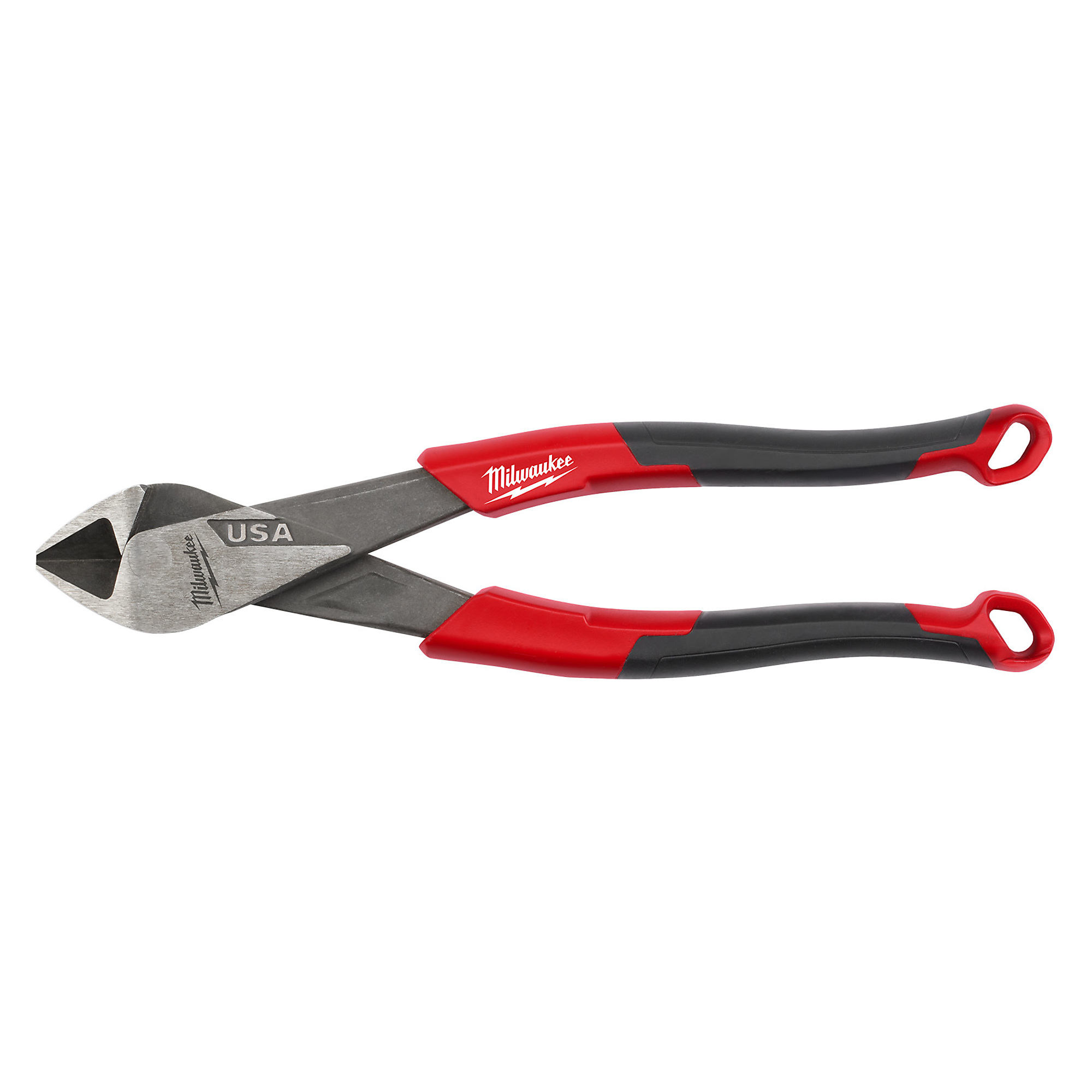 Milwaukee, 8Inch Diagonal Comfort Grip Pliers USA, Pieces (qty.) 1, Material Steel, Model MT558