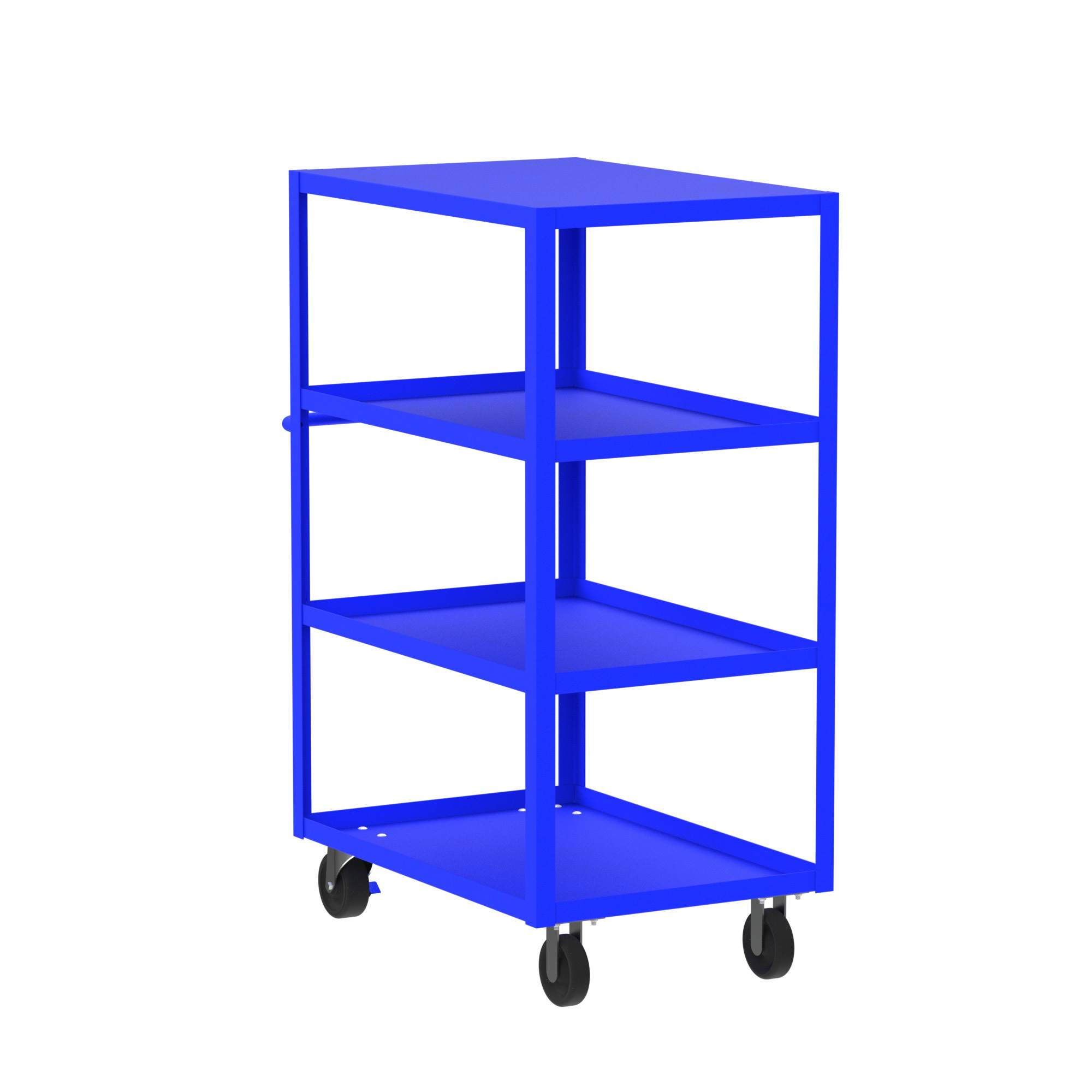 Valley Craft, 4-Shelf Utility Cart, Flat Top, Total Capacity 3600 lb, Shelves (qty.) 4, Material Steel, Model F89171BUPH