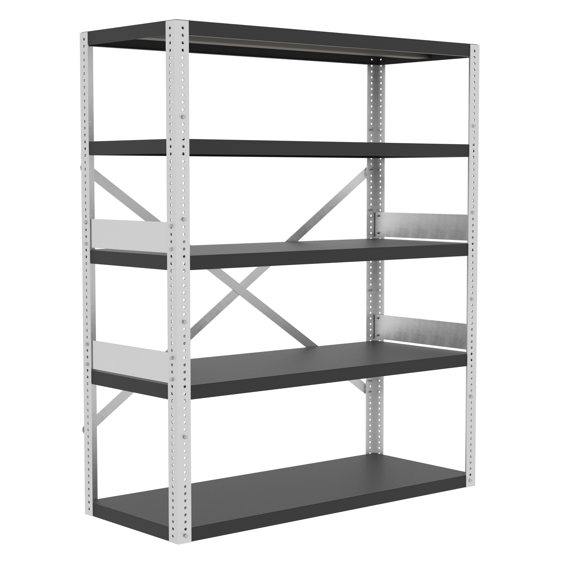 Valley Craft, Heavy Duty Shelving, Height 72 in, Width 60 in, Depth 24 in, Model F82438A5