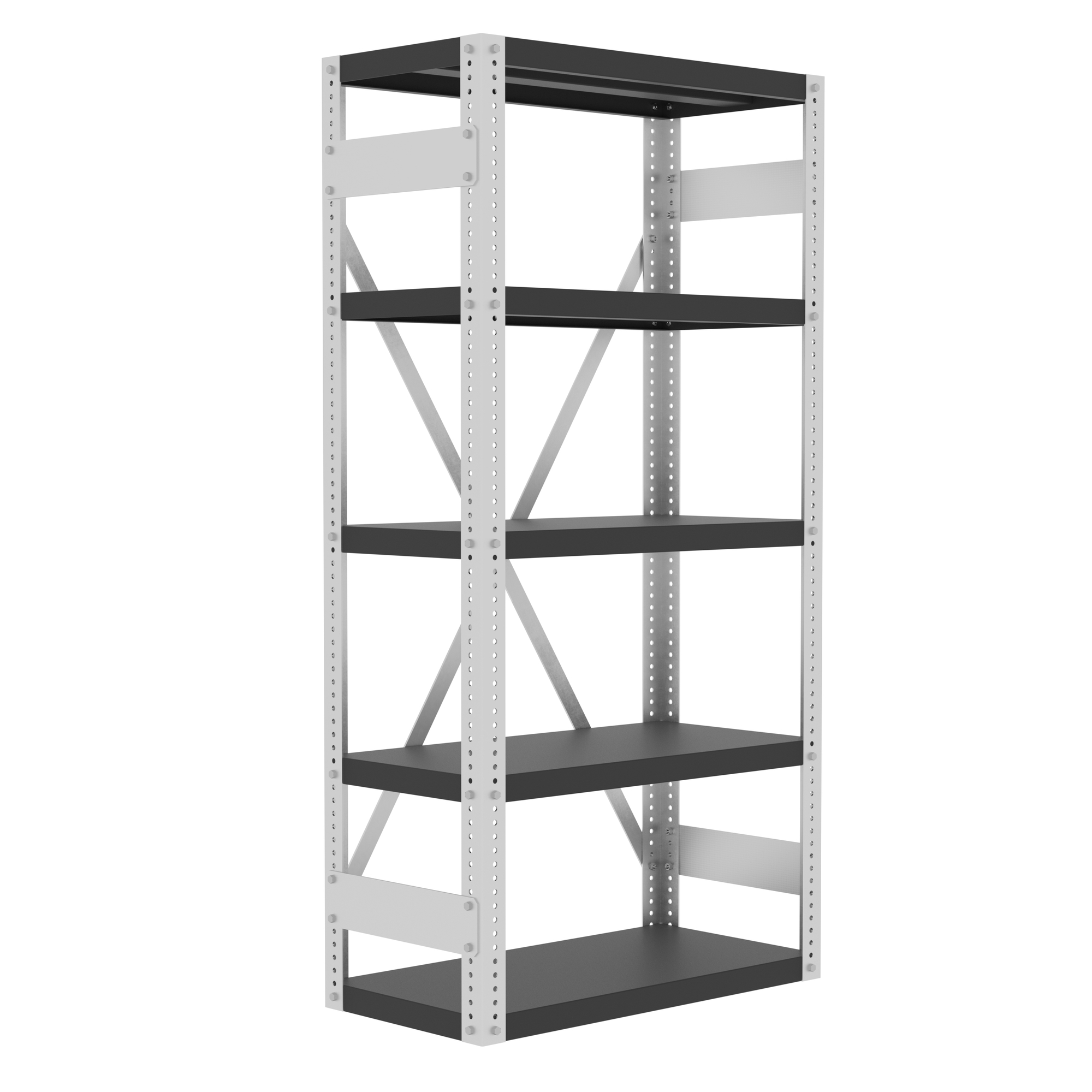 Valley Craft, Heavy Duty Shelving, Height 72 in, Width 36 in, Depth 18 in, Model F82446A5