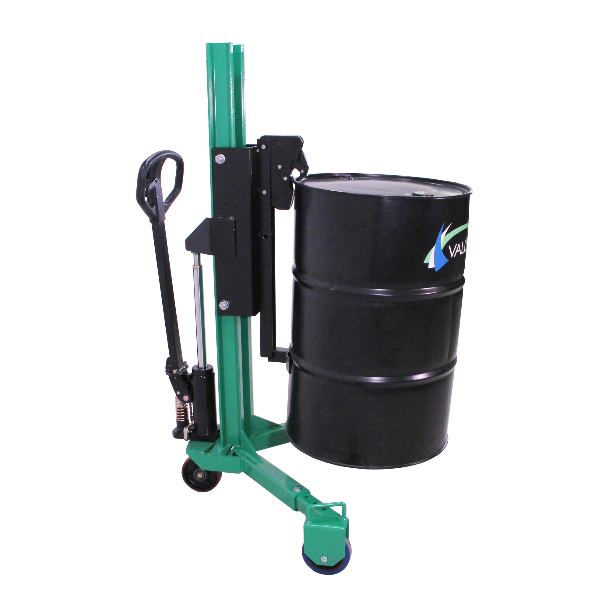 Valley Craft, Drum Lift Transporter, Deluxe, Capacity 800 lb, Material Steel, Drum Size 30, 55 and 85, Model F89265