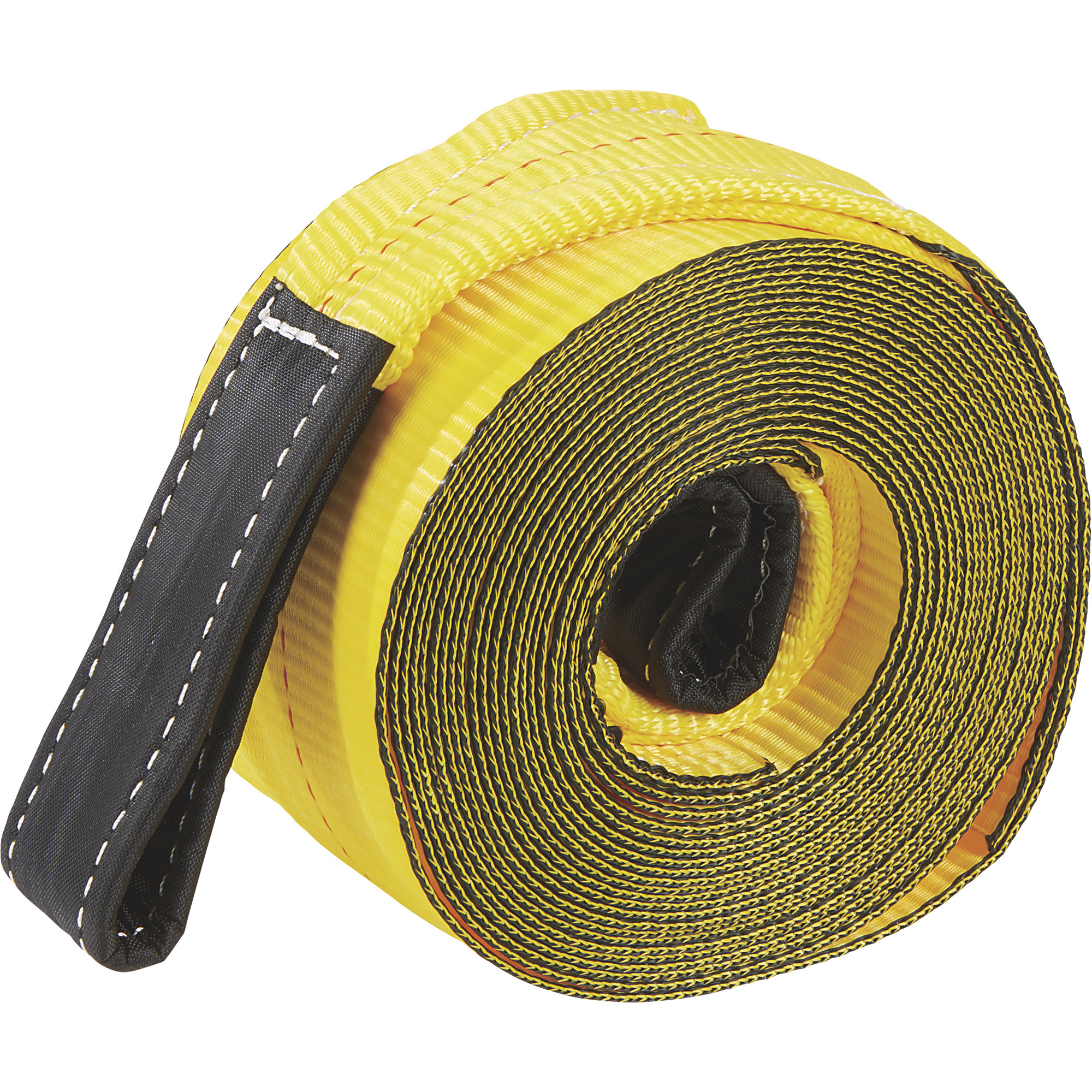 Ultra-Tow 4Inch x 30ft. Tow Strap, 20,000-Lb. Breaking Strength, 6,666-Lb. Working Load, Yellow, Model A819301