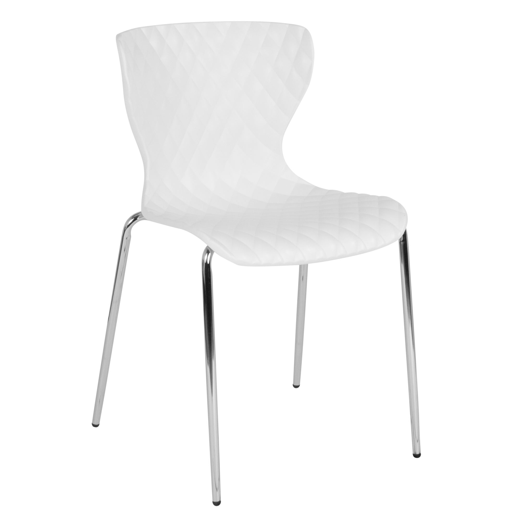 Flash Furniture, Contemporary White Plastic Stack Chair, Primary Color White, Included (qty.) 1, Model LF707CWH