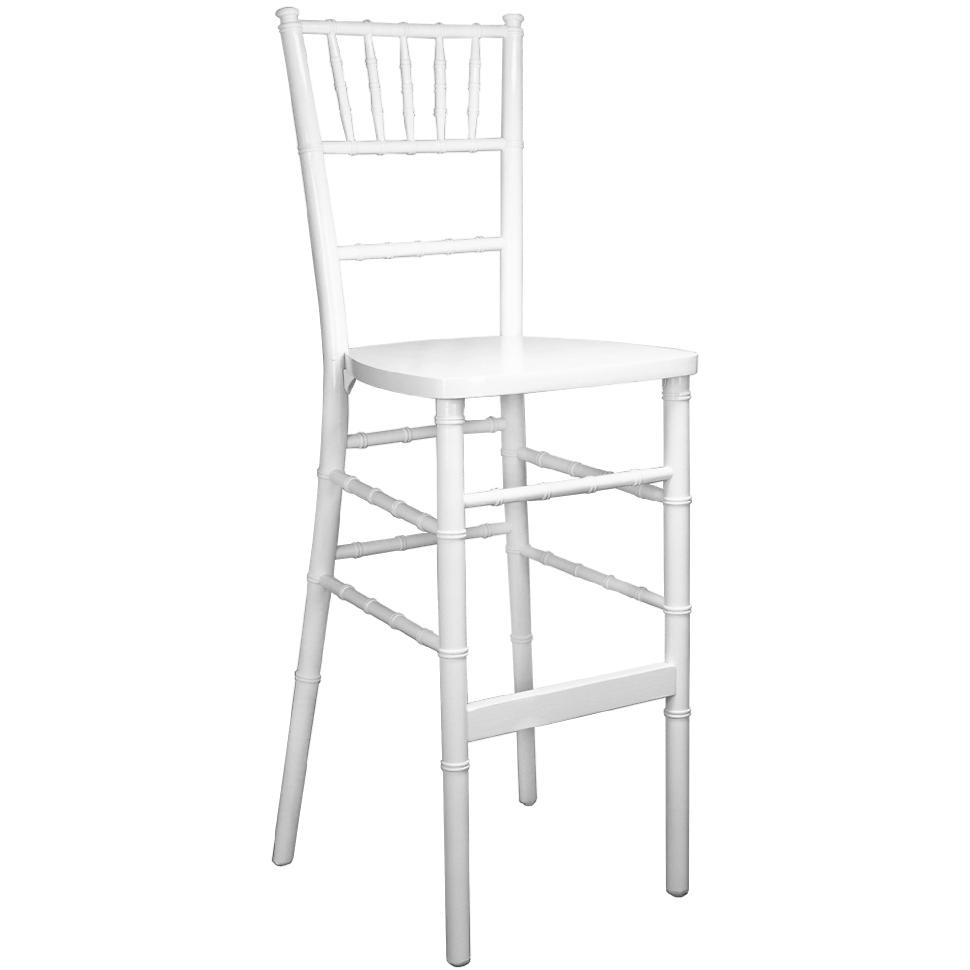 Flash Furniture, White Chiavari Bar Stools, Primary Color White, Included (qty.) 1, Model WDCHIBARWHITE
