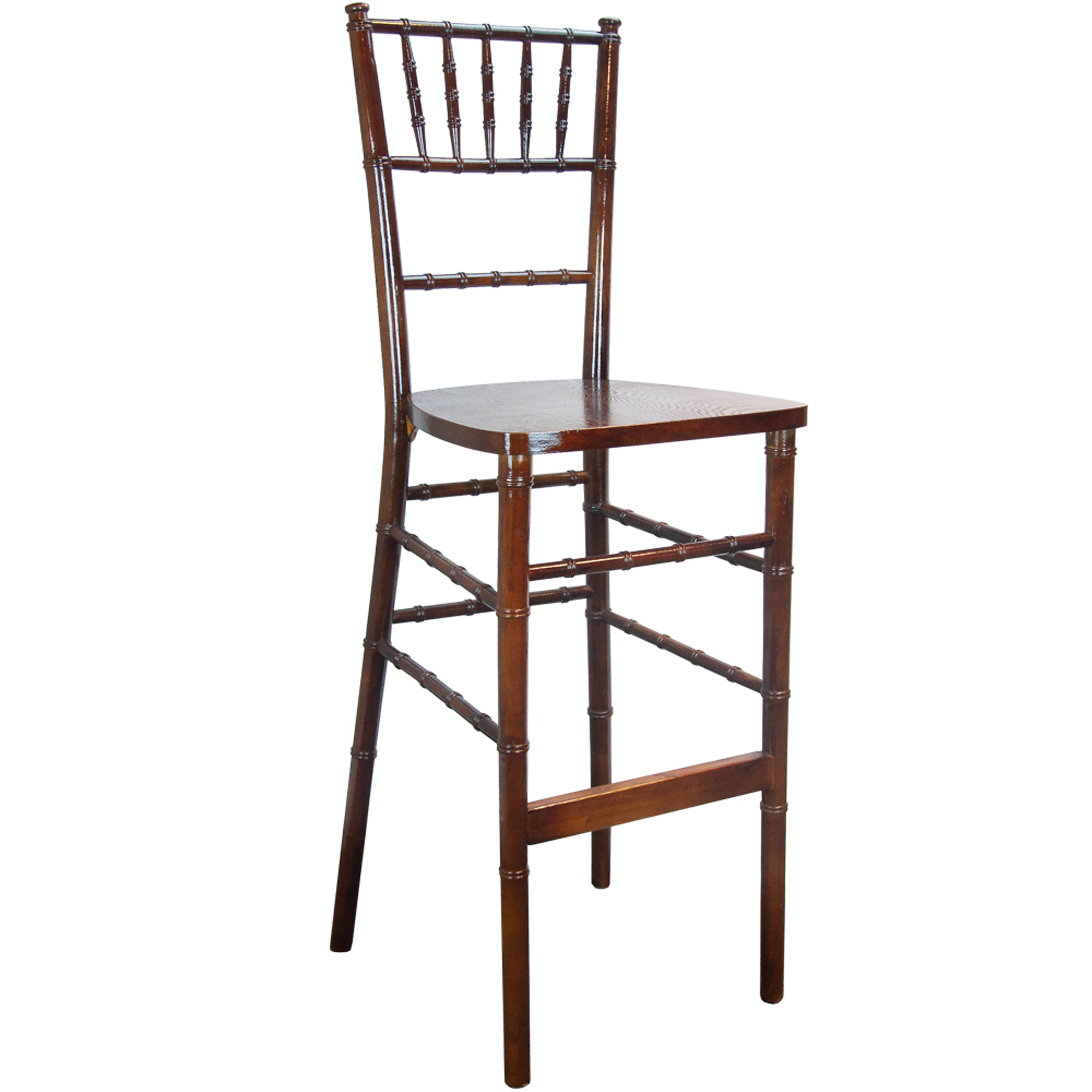 Flash Furniture, Fruitwood Chiavari Bar Stools, Primary Color Brown, Included (qty.) 1, Model WDCHIBARFRUITWD