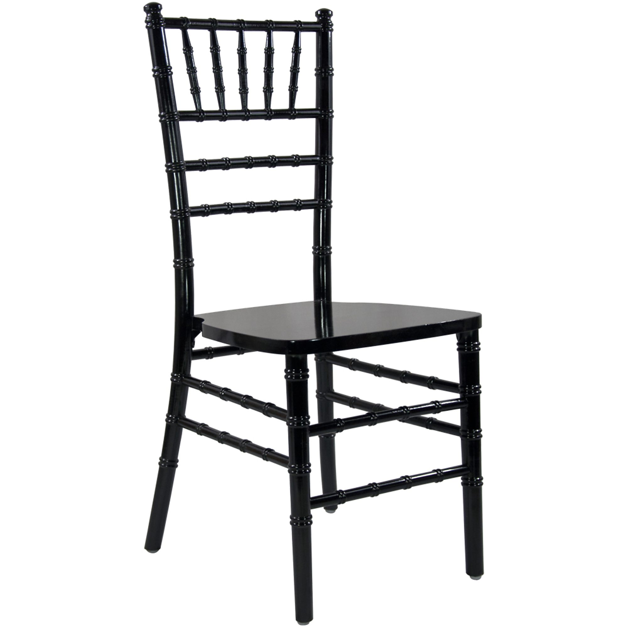 Flash Furniture, Black Wood Chiavari Chair, Primary Color Black, Included (qty.) 1, Model WDCHIB