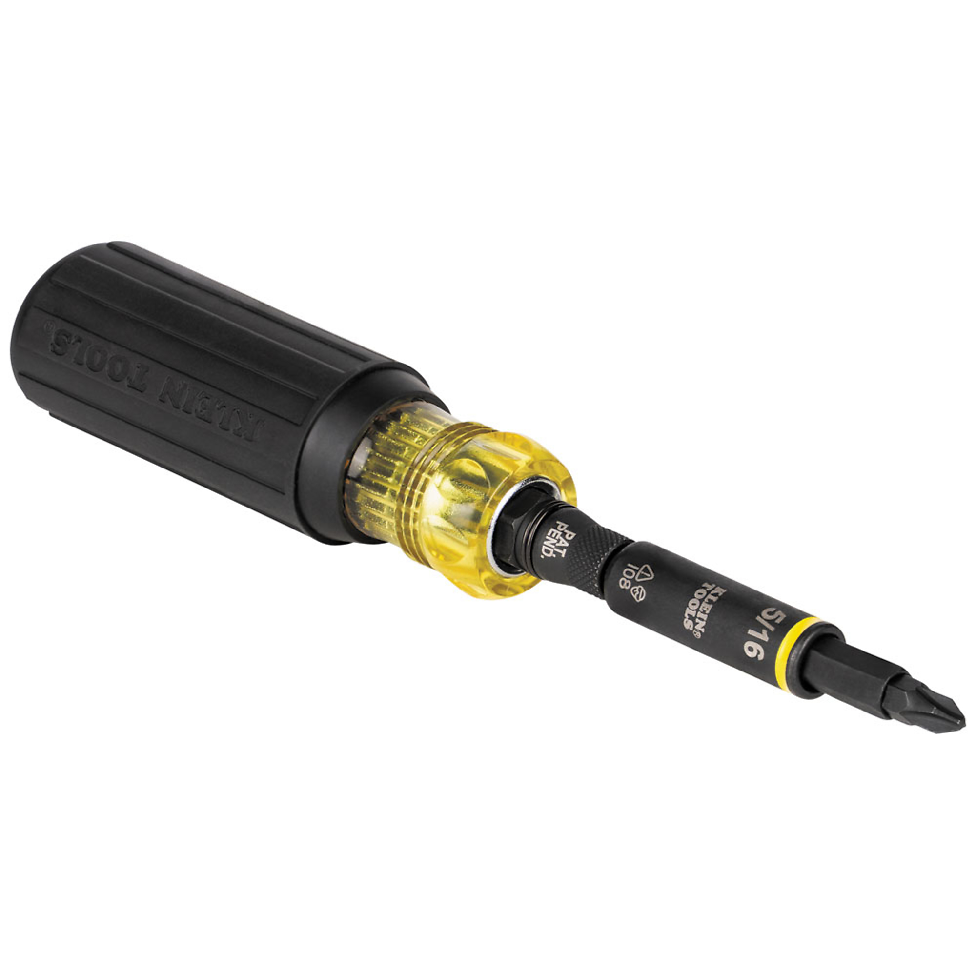 Klein Tools, Impact Rated Multi-Bit Screwdriver / Nut Driver, Drive Type Combination, Model 32500HD