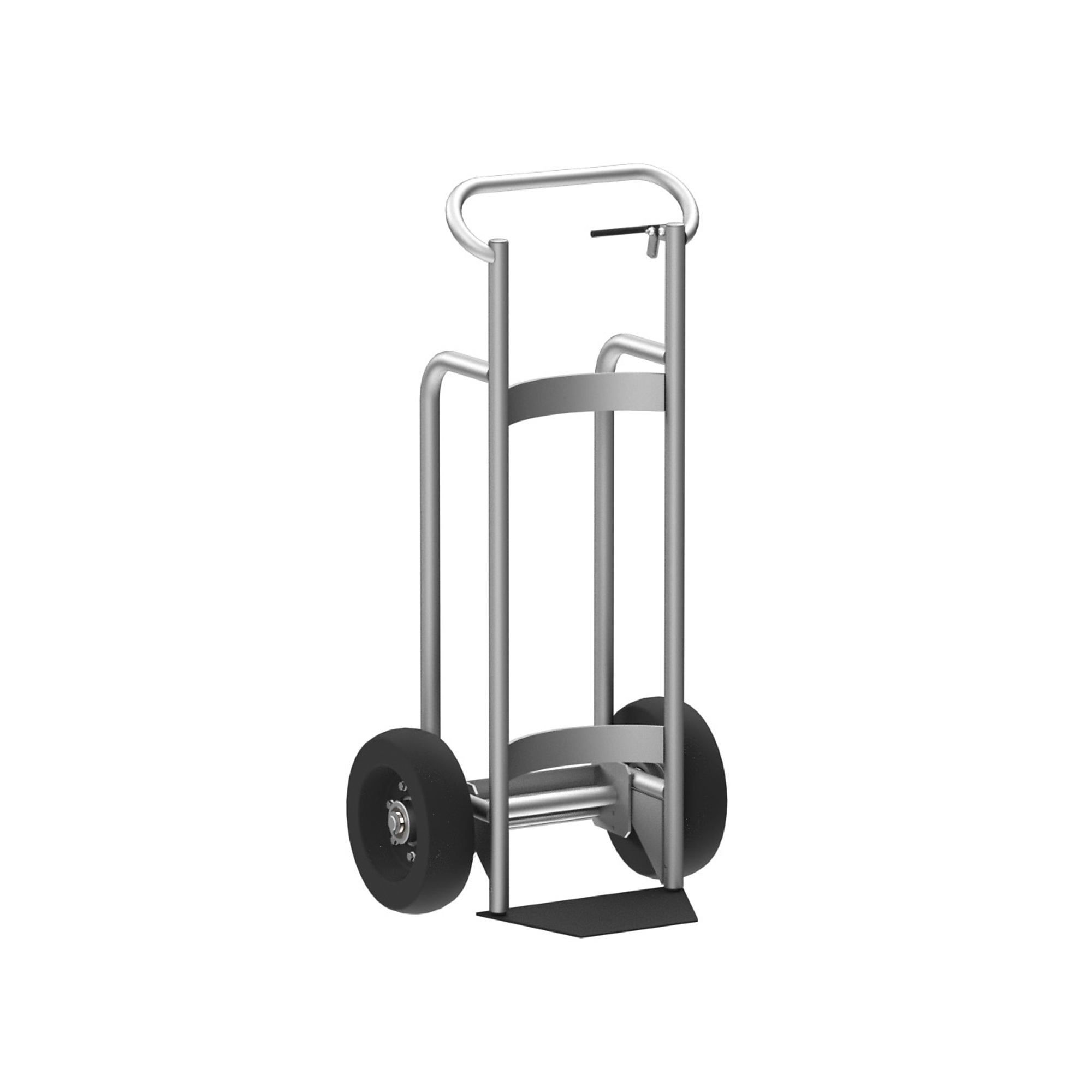 Valley Craft, Single Cylinder Hand Truck, Load Capacity 600 lb, Height 50 in, Material Aluminum, Model F81303A9
