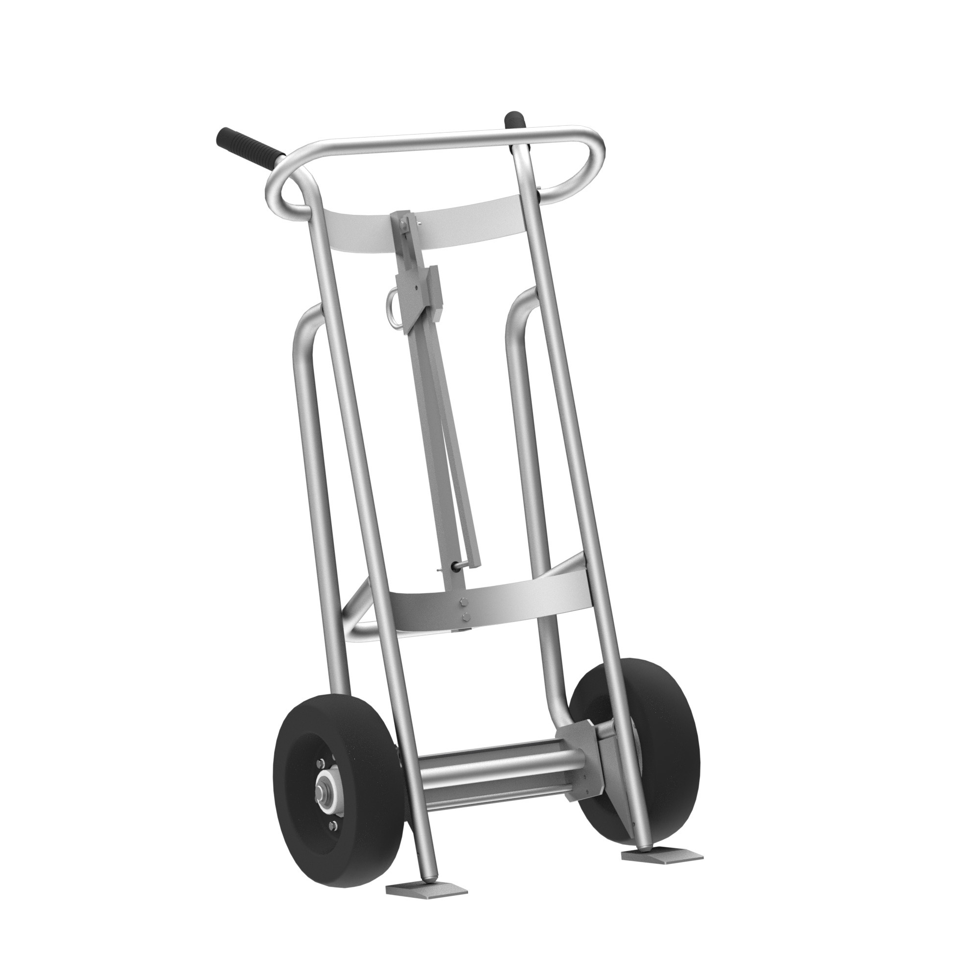Valley Craft, 2-Wheel Drum Hand Truck, Load Capacity 1000 lb, Height 52 in, Material Aluminum, Model F81925A7