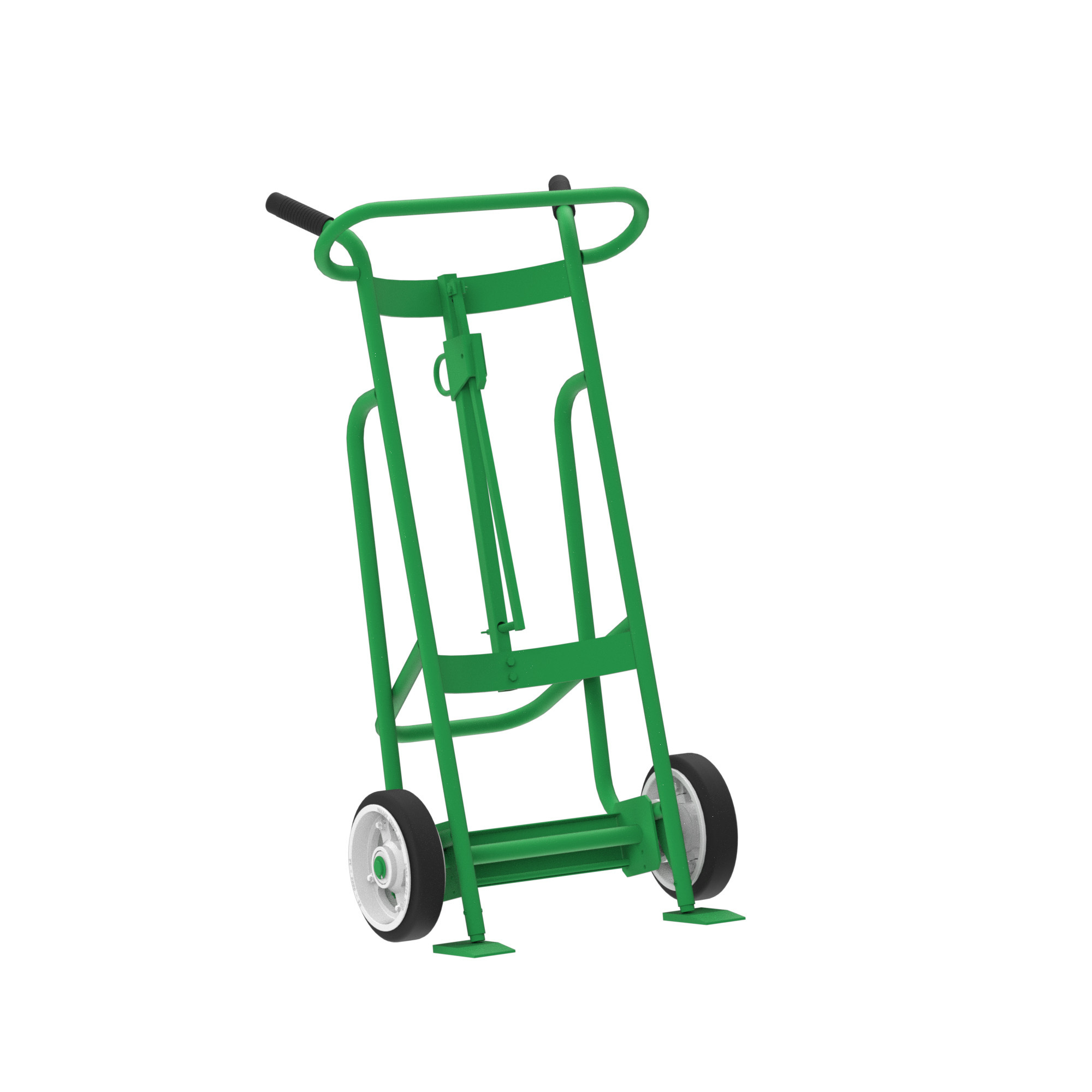 Valley Craft, 2-Wheel Drum Hand Truck, Load Capacity 1000 lb, Height 52 in, Material Steel, Model F81735A7