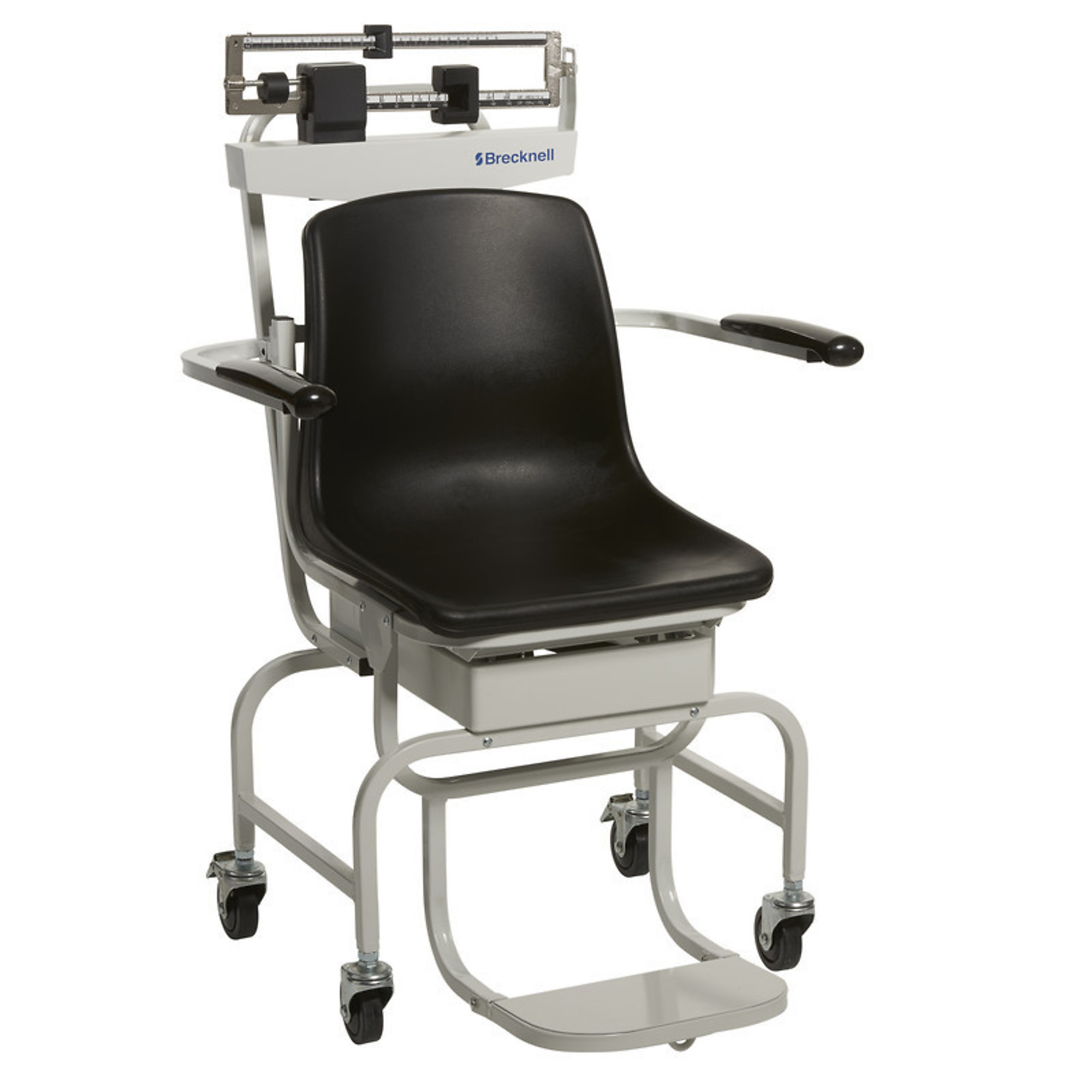 Brecknell, Medical Chair Scale, Capacity 440 lb, Platform Length 14 in, Platform Width 16 in, Model CS-200M