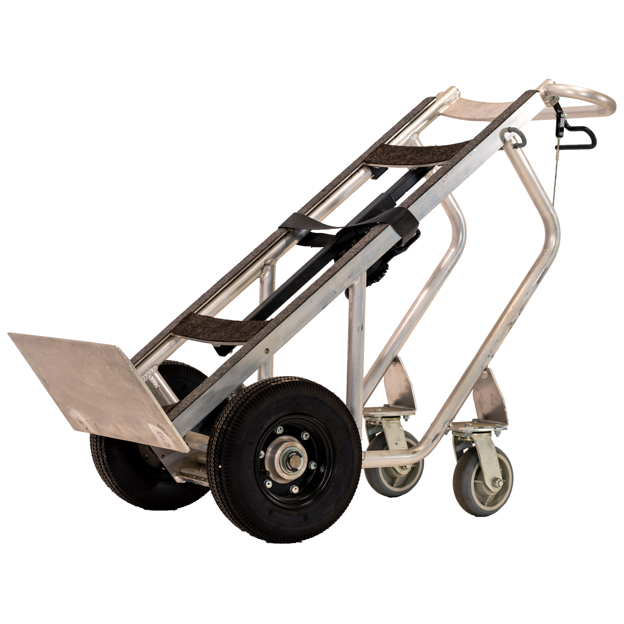 Valley Craft, Deluxe Commercial Hand Truck, Spring Loaded Frame, Load Capacity 1000 lb, Height 50 in, Material Aluminum, Model F89699