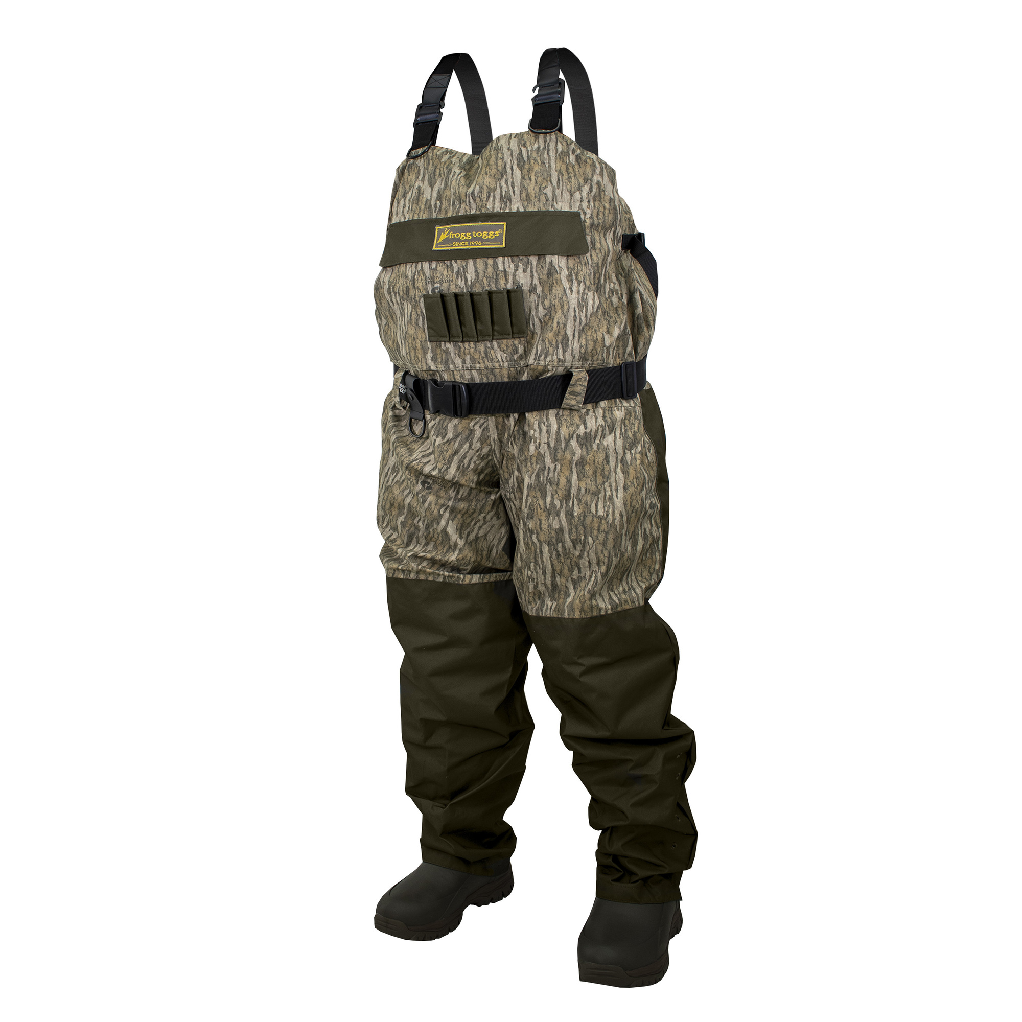 frogg toggs, Men's Legend Series 2-N-1 Wader, Size 11 Width Medium, Color Mossy Oak Bottomland, Model 2LS011-800-110