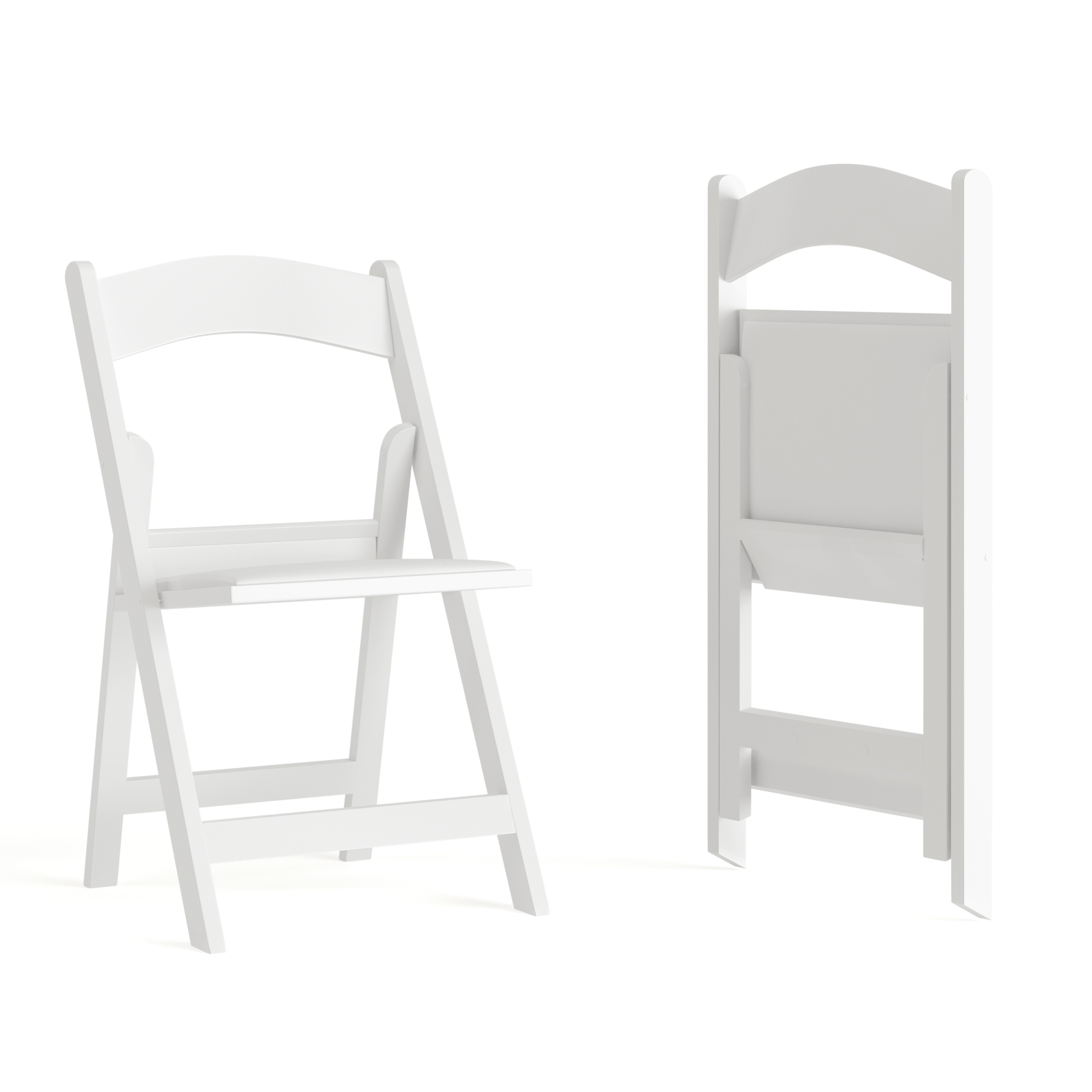 Flash Furniture, Folding Chair-White Resin-2 Pack- Event Chair, Primary Color White, Included (qty.) 2, Model 2LEL1WHITE