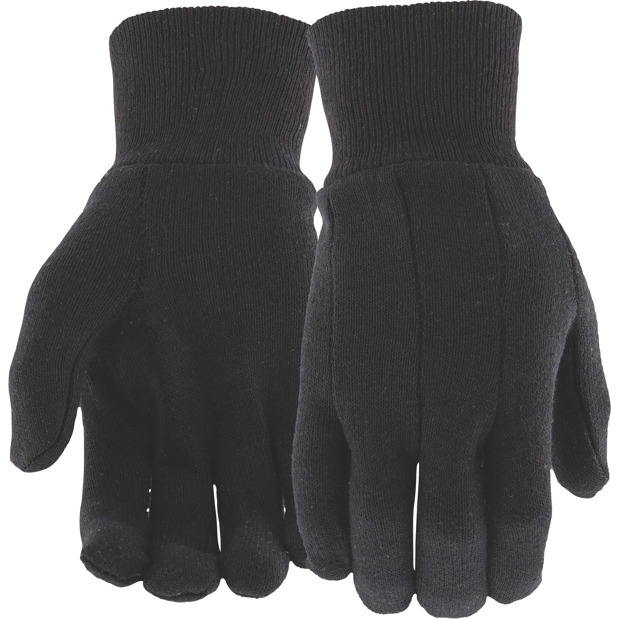 West Chester 12 Pack Brown Jersey Gloves Large, Model 65090L12U