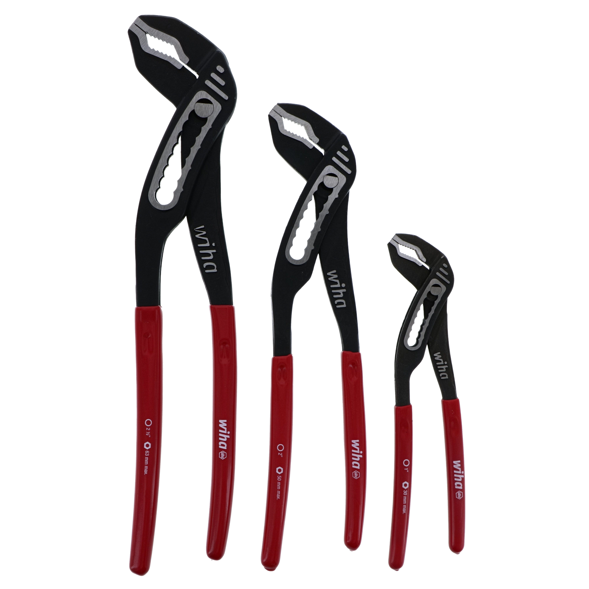 Wiha, 3PC Classic Grip V-Jaw Tongue Groove Pliers Set, Pieces (qty.) 3, Material Combination, Model 32670