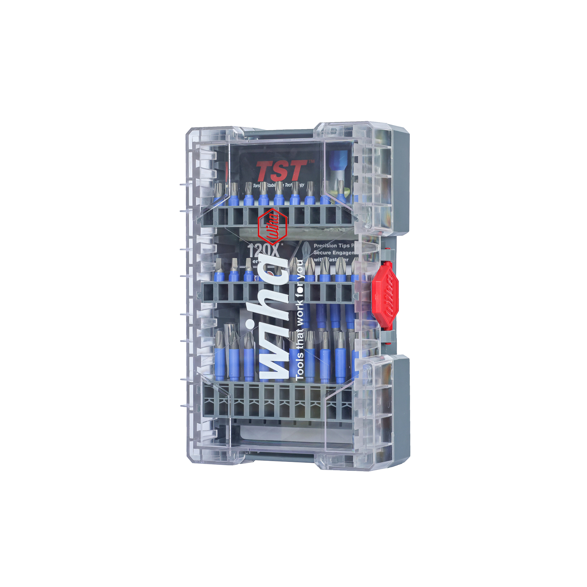 Wiha, 40PC TerminatorBlue Impact Bit Set, Drive Type Combination, Model 70297