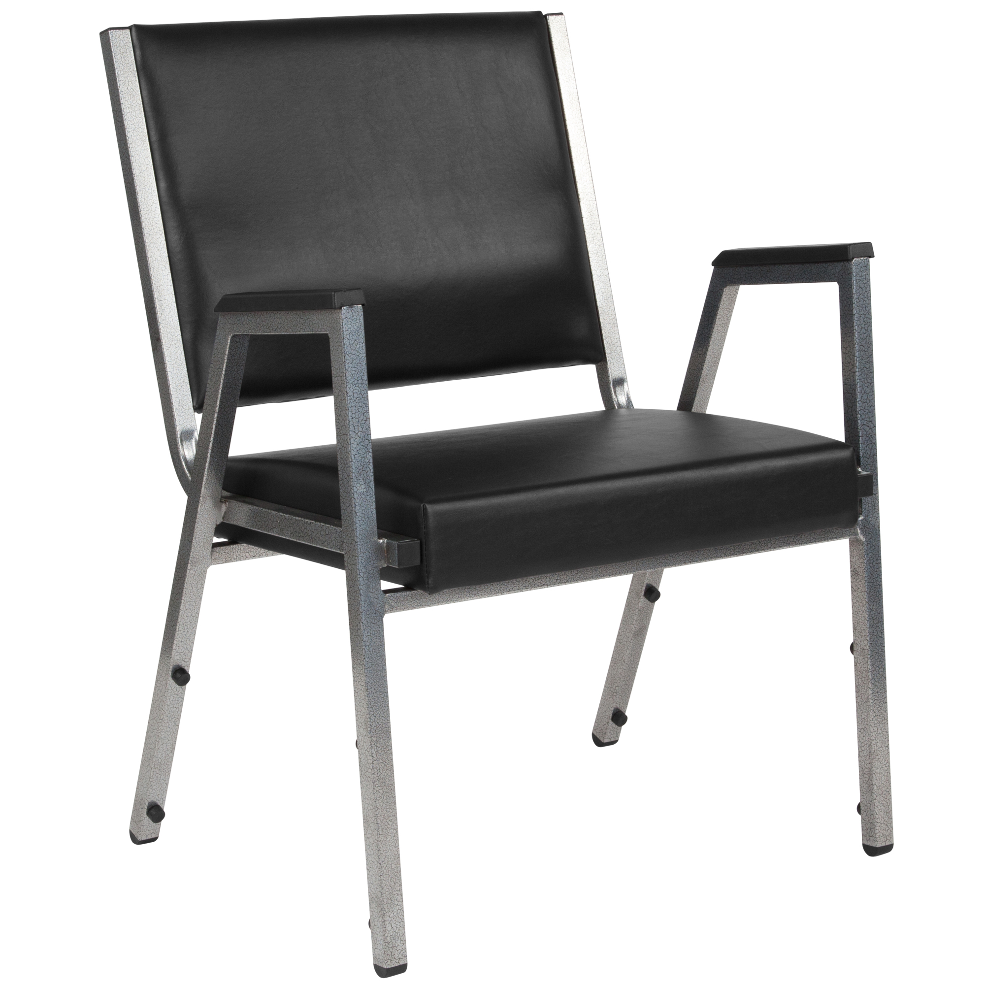 Flash Furniture, 1000 lb. Rated Black Vinyl Bariatric Arm Chair, Primary Color Black, Included (qty.) 1, Model XU604436701BKVY