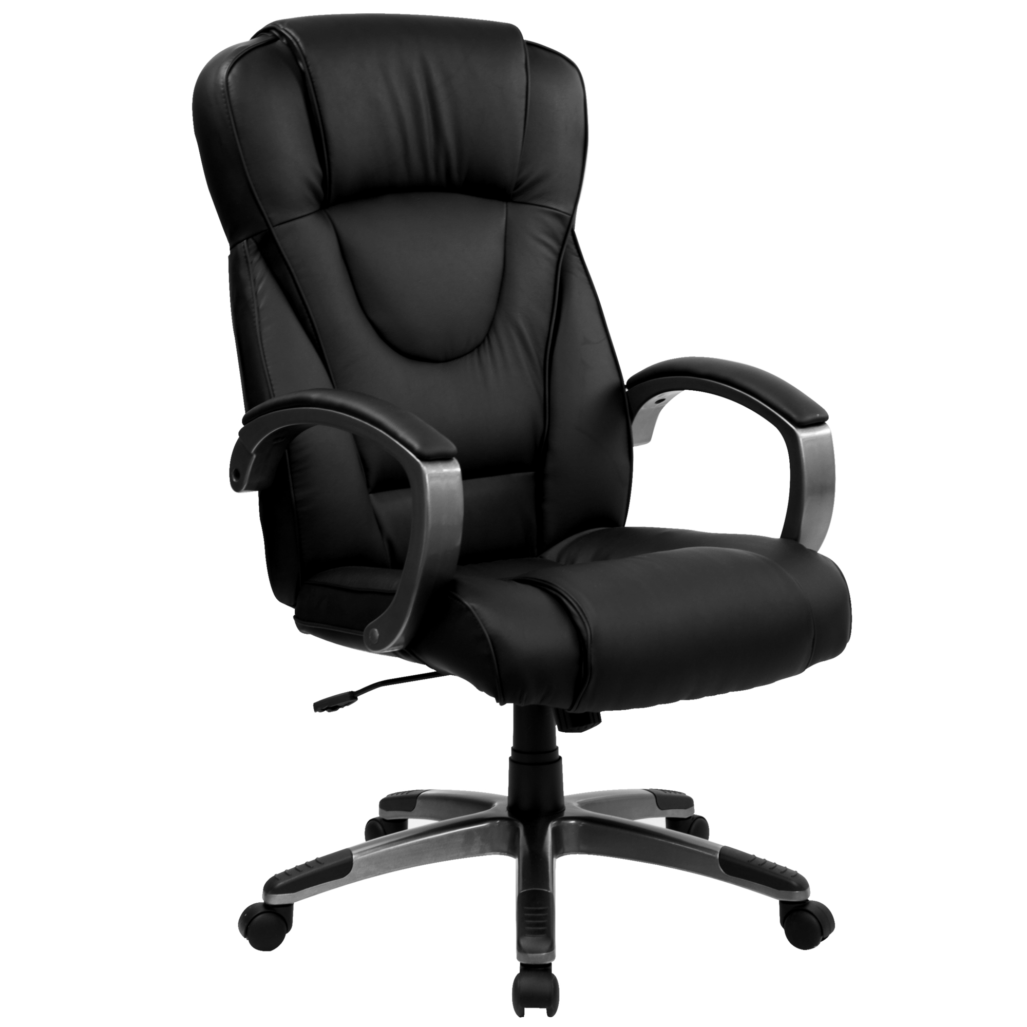 Flash Furniture, High Back Black LeatherSoft Swivel Office Chair, Primary Color Black, Included (qty.) 1, Model BT9069BK